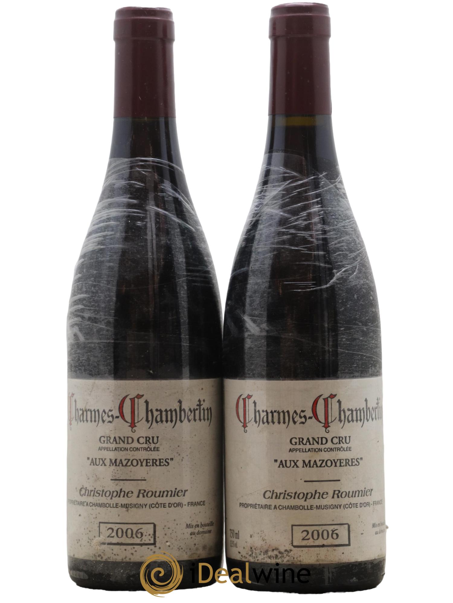 Charmes-Chambertin Grand Cru Aux Mazoyères Christophe Roumier 2006 - Lot of 2 bottles - 0