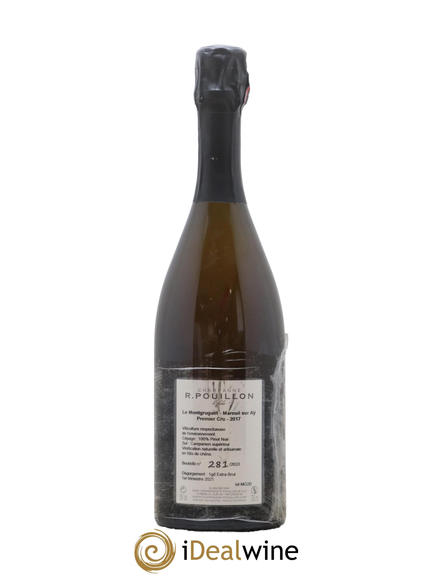Le Montgruguet 1er Cru Extra-Brut R. Pouillon & fils 2017 - Lot de 1 bouteille - 1