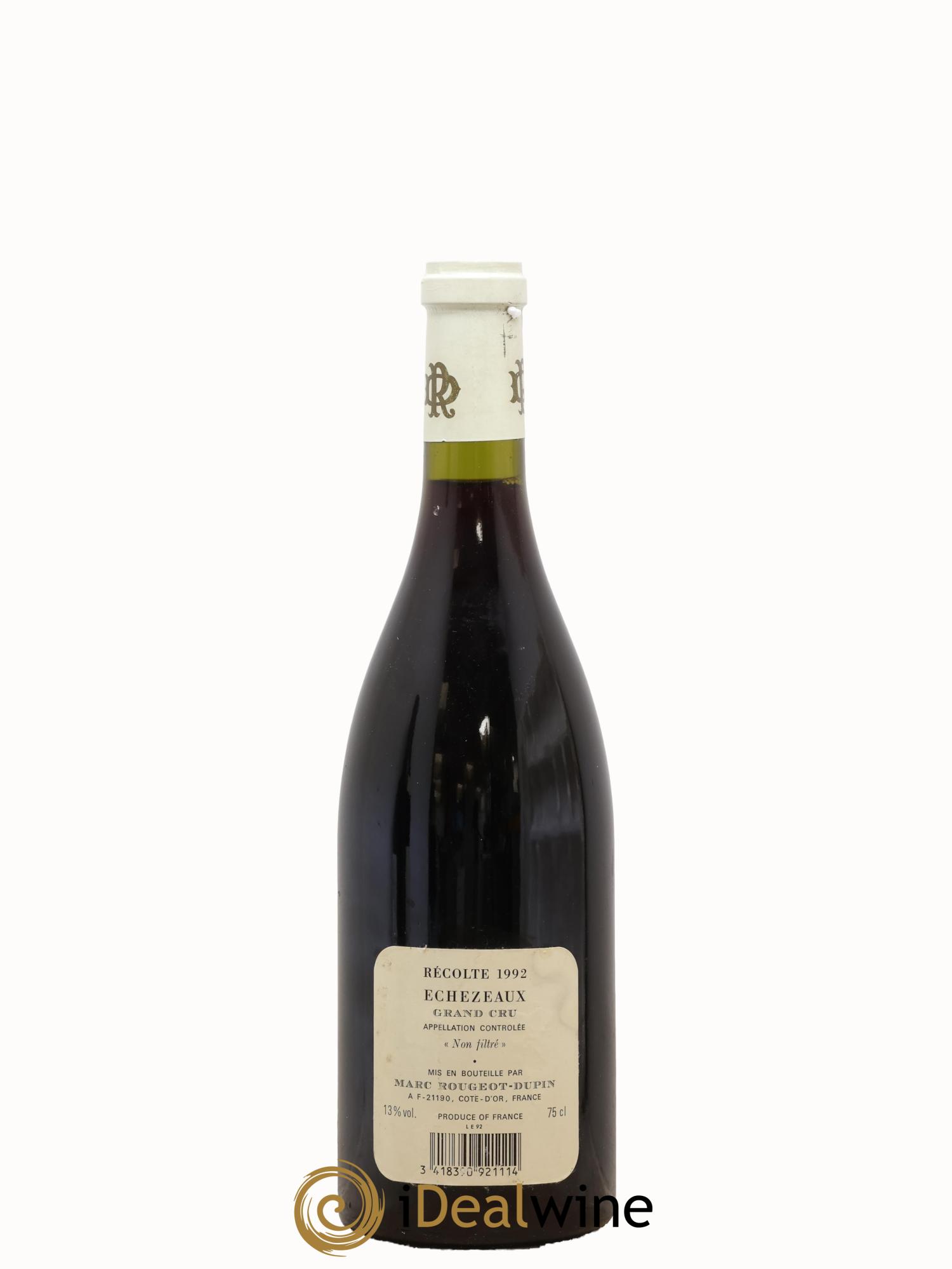 Echezeaux Grand Cru Marc Rougeot-Dupin 1992 - Lotto di 1 bottiglia - 1