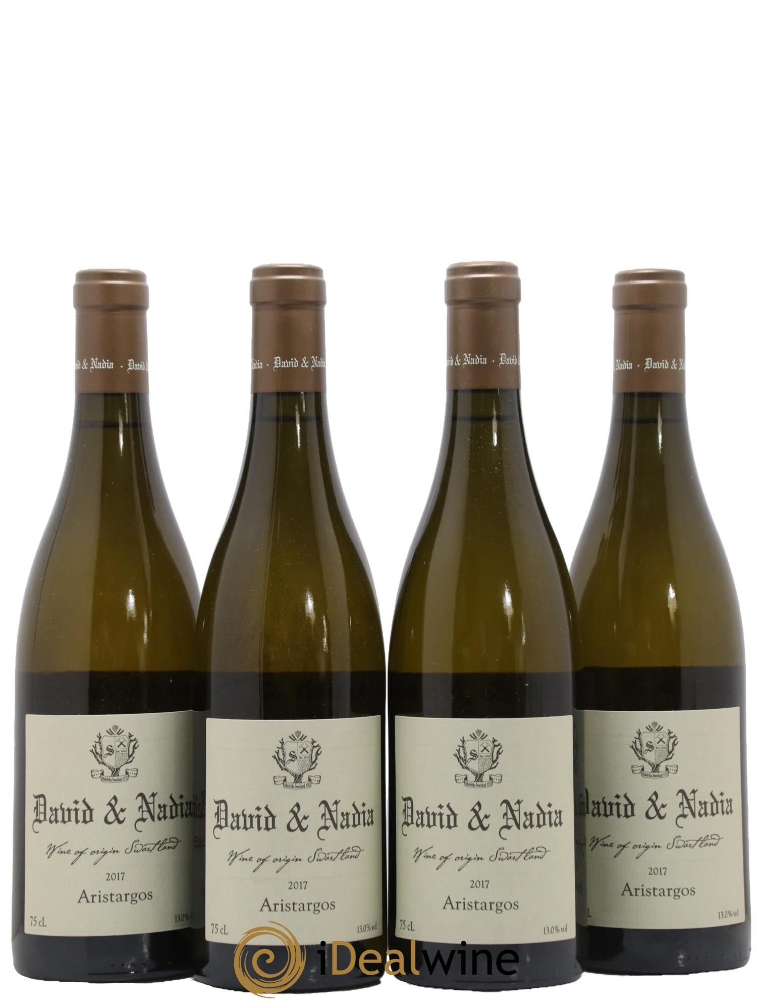 Afrique du Sud Aristargos Domaine David et Nadia 2017 - Lot de 4 bouteilles - 0