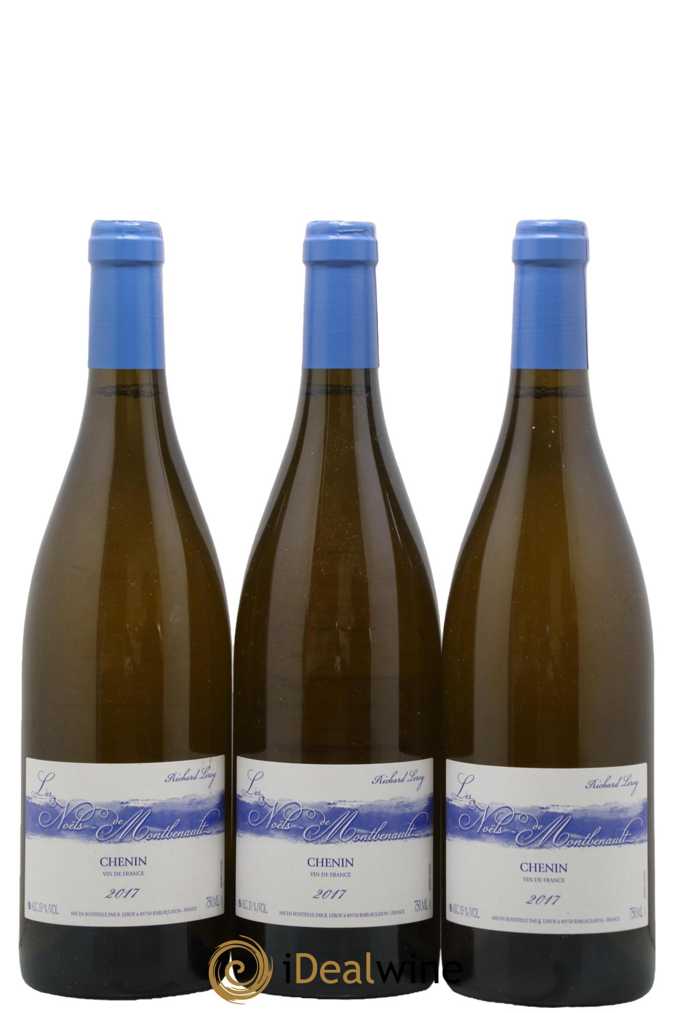 Vin de France Les Noëls de Montbenault Richard Leroy 2017 - Lot de 3 bouteilles - 0