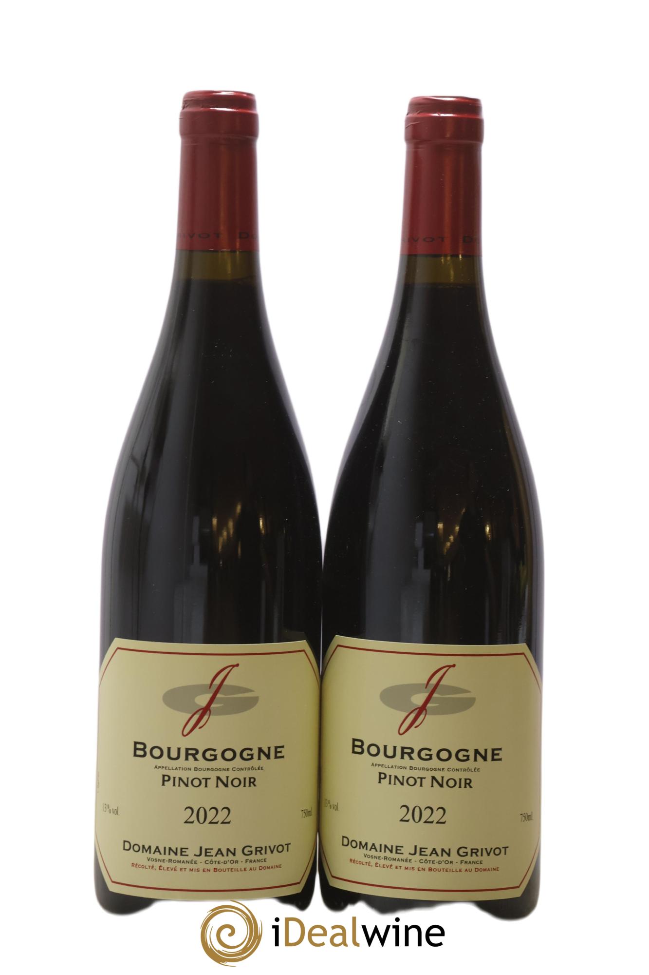 Bourgogne Jean Grivot 2022 - Lot de 2 bouteilles - 0