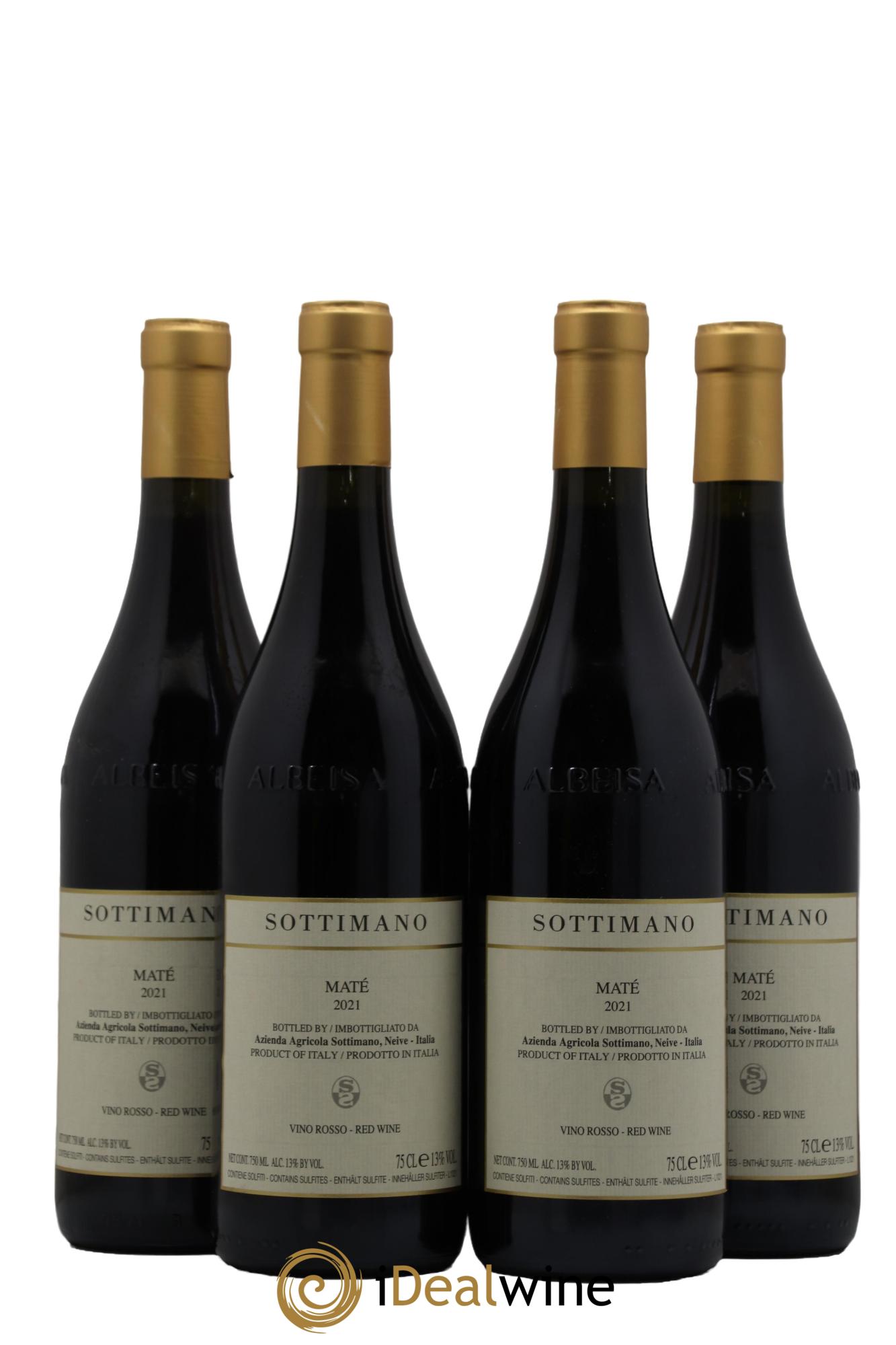 Piémont Maté Sottimano 2021 - Lot de 4 bouteilles - 0