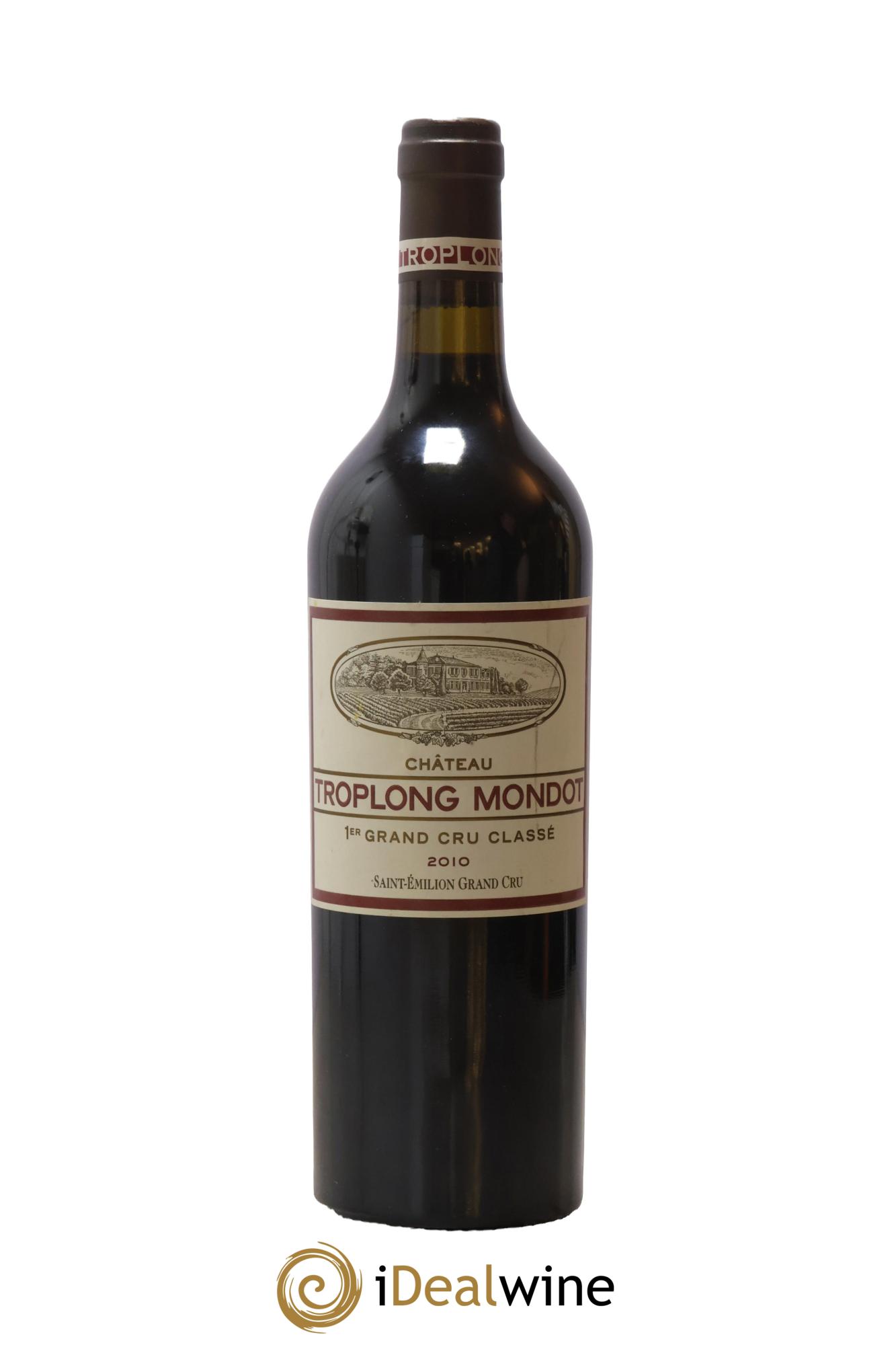 Château Troplong Mondot 1er Grand Cru Classé B 2010 - Lot de 1 bouteille - 0
