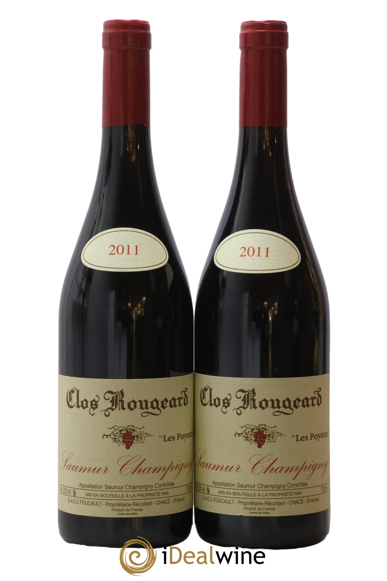 Saumur-Champigny Les Poyeux Clos Rougeard 2011 - Lot de 2 bouteilles - 0
