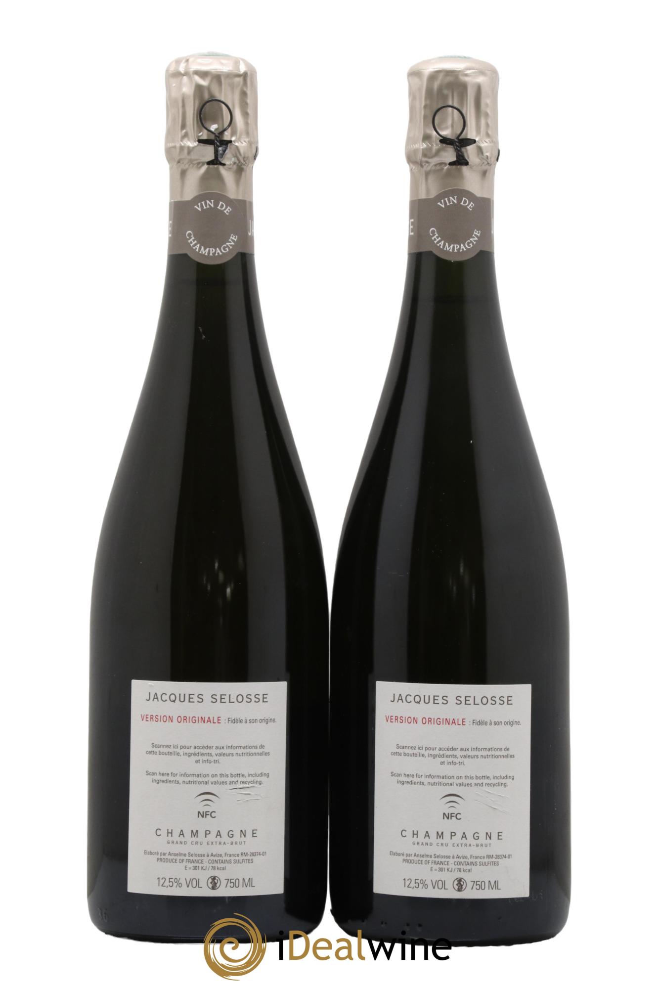 Version Originale Jacques Selosse - Lot of 2 bottles - 1