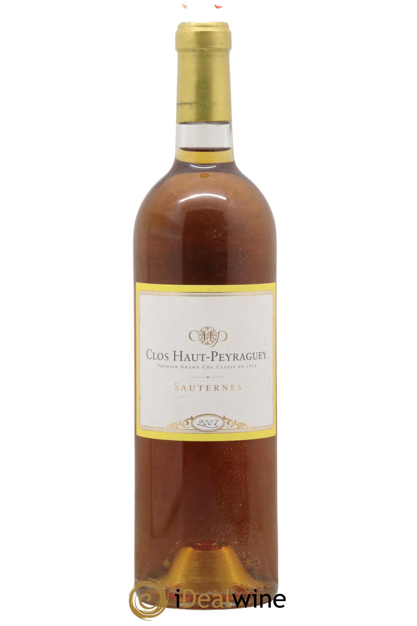 Clos Haut-Peyraguey 1er Grand Cru Classé 2007 - Lot de 1 bouteille - 0