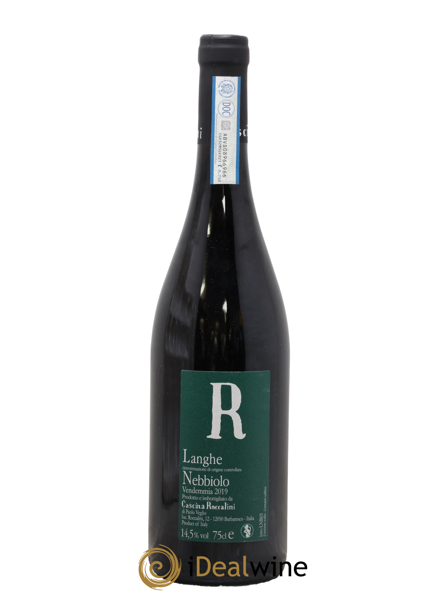 Langhe DOC Nebbiolo Cascina Roccalini 2019 - Lot de 1 bouteille - 1