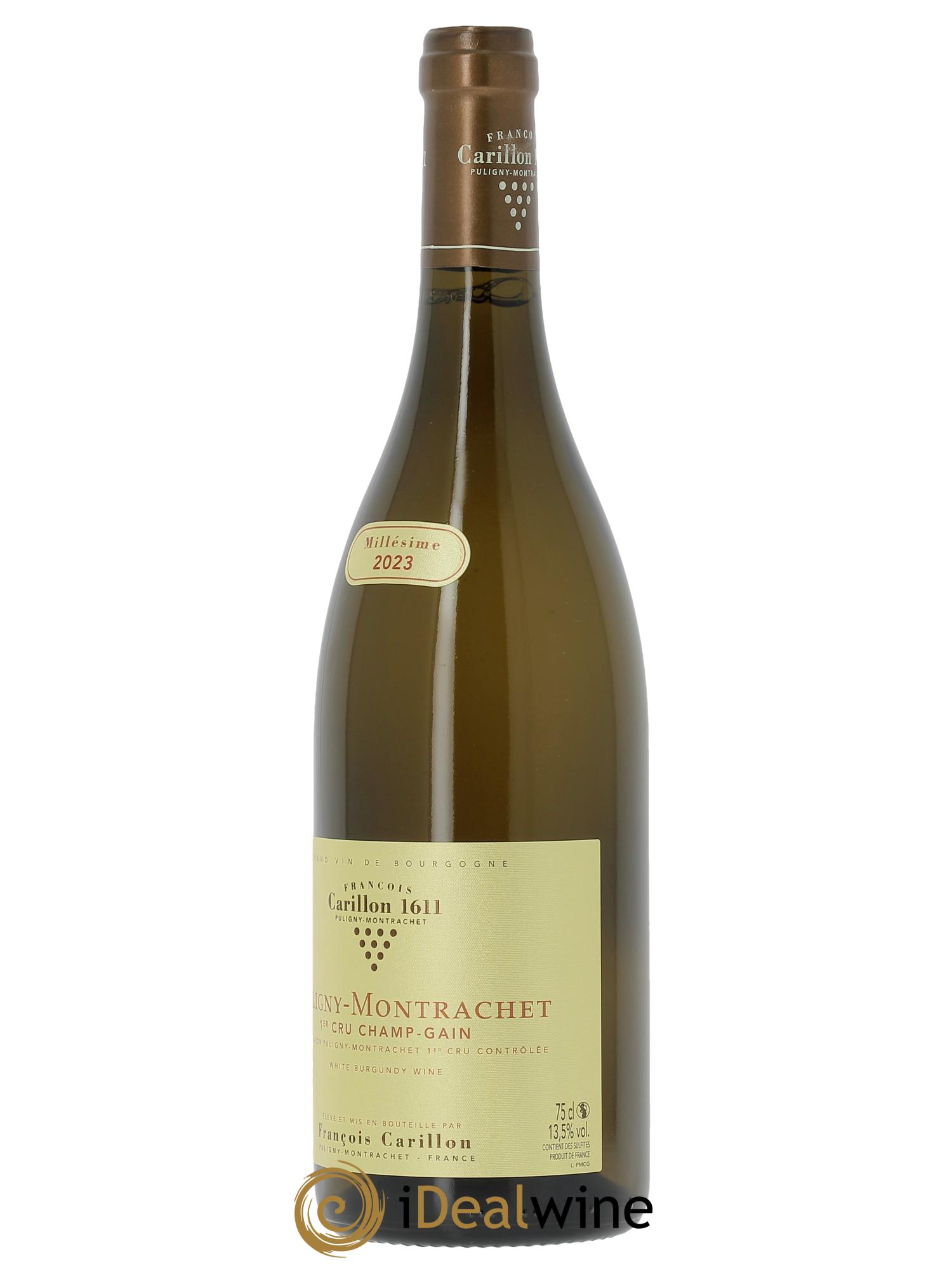 Puligny-Montrachet 1er Cru Champ-Gain François Carillon  2023 - Lot de 1 bouteille - 1