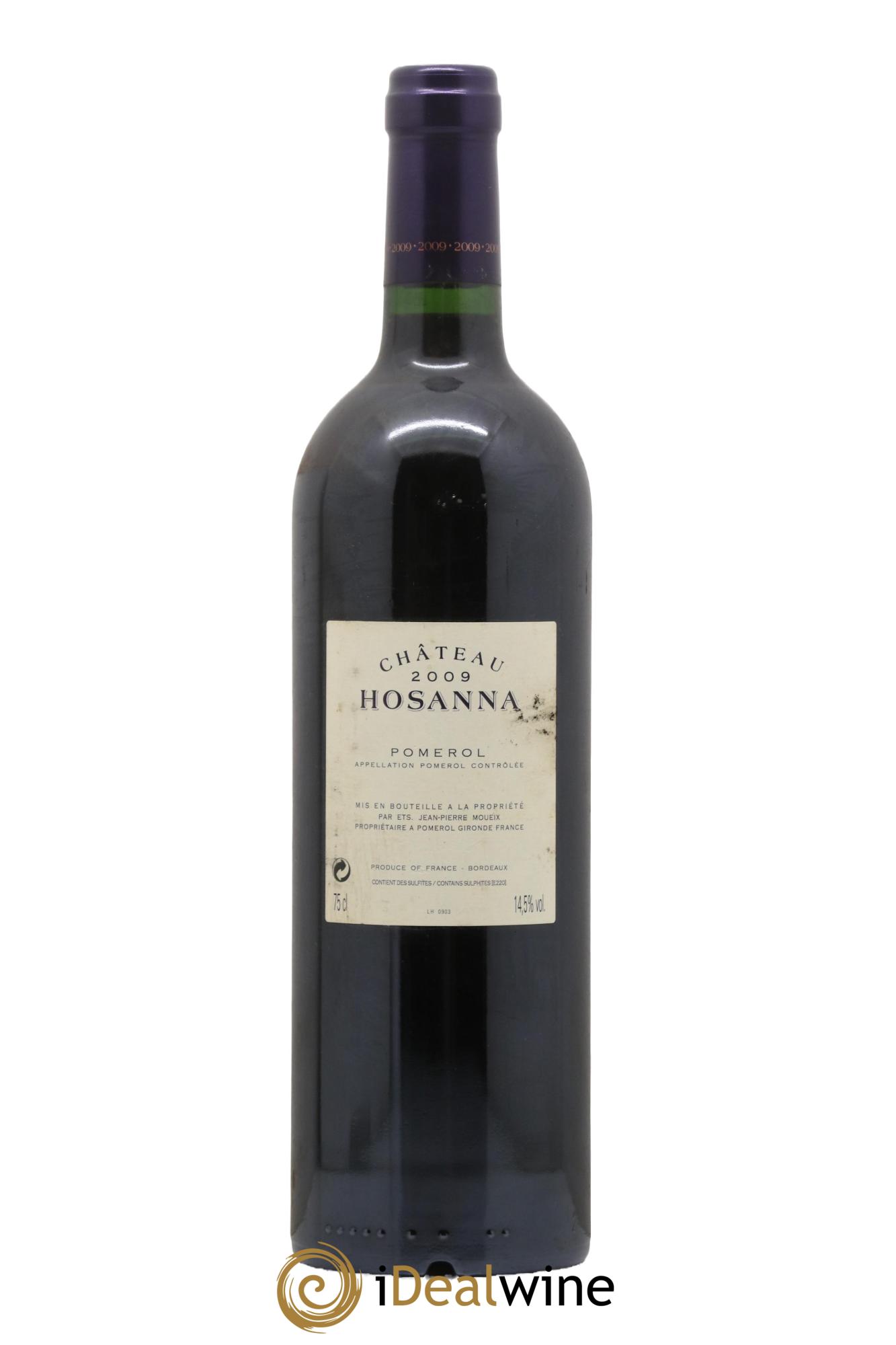 Château Hosanna 2009 - Lot of 1 bottle - 1