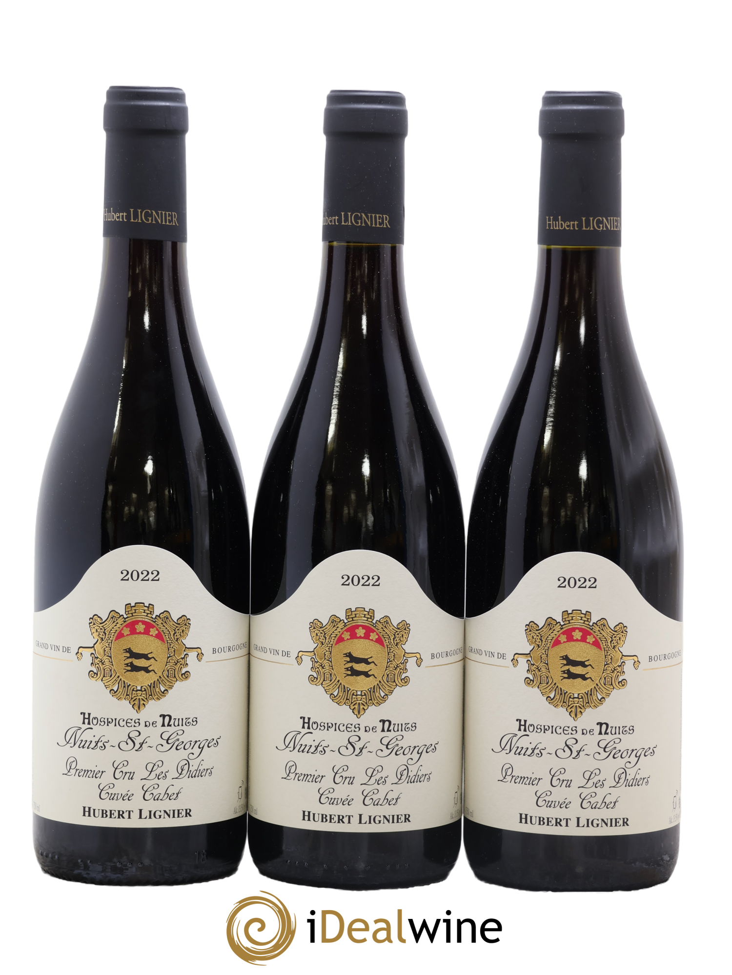 Nuits-Saint-Georges 1er Cru Les Didiers Cuvée Cabet Hospices de Nuits Hubert Lignier 2022 - Posten von 3 Flaschen - 0