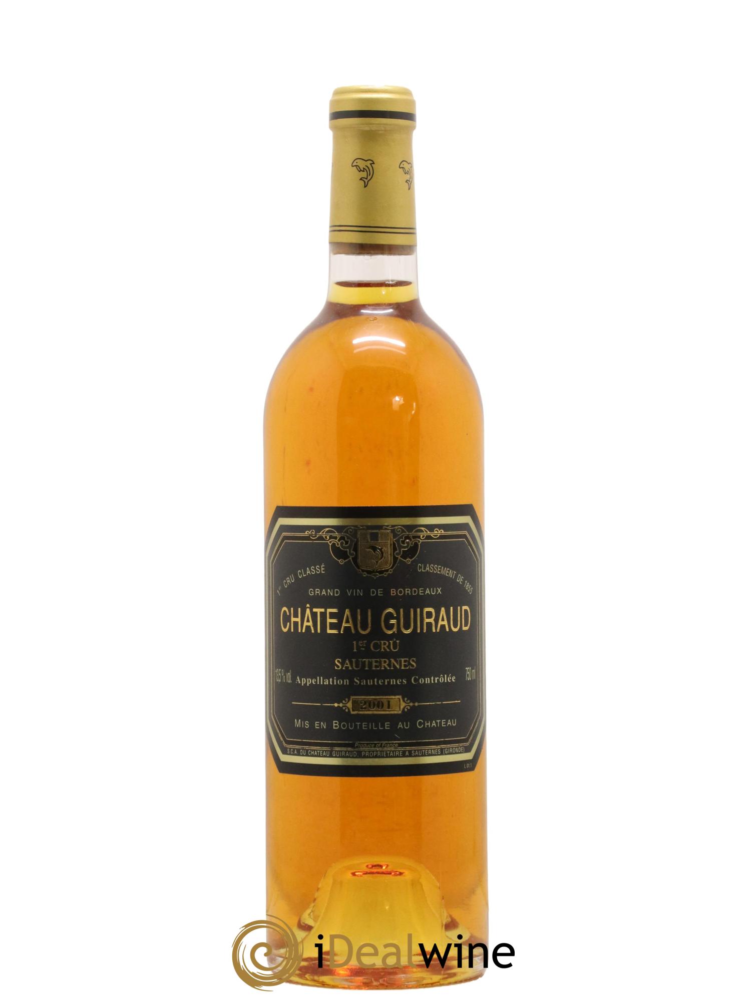 Château Guiraud 1er Grand Cru Classé 2001 - Lotto di 1 bottiglia - 0