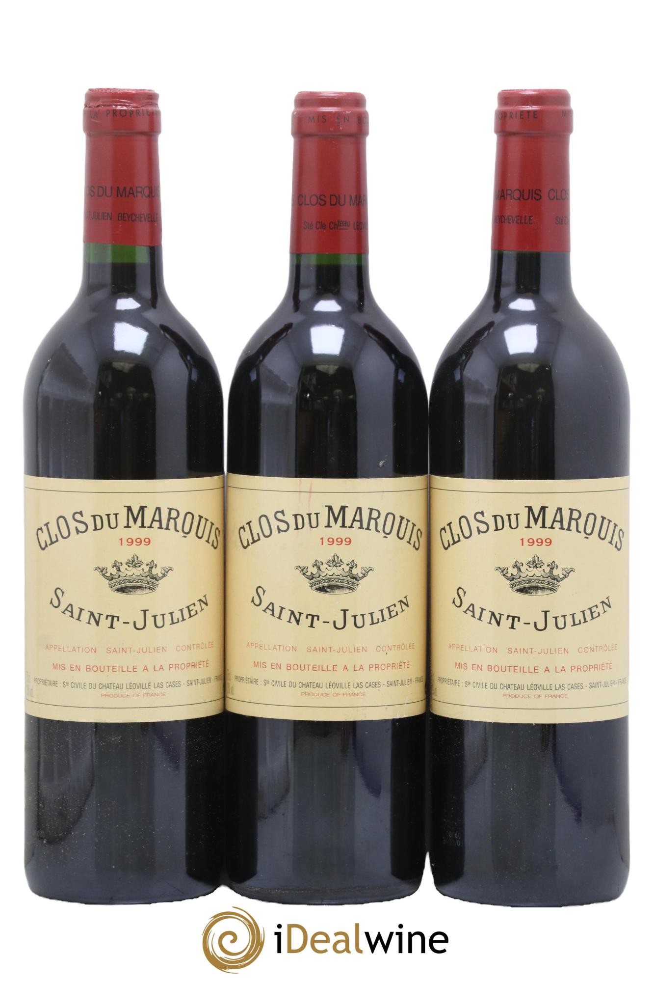 Clos du Marquis 1999 - Lotto di 3 bottiglie - 0