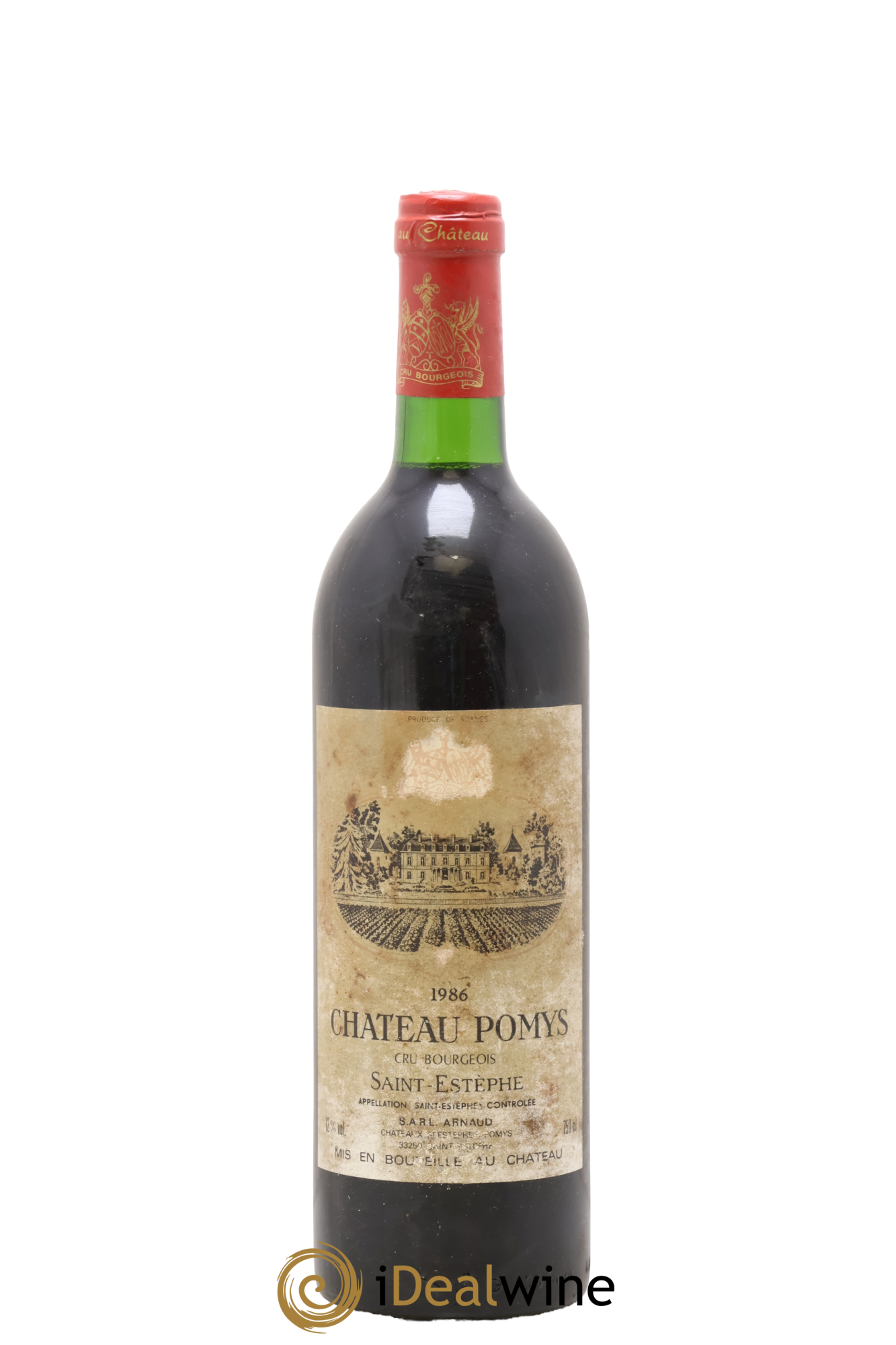 Château Pomys Cru Bourgeois 1986 - Lotto di 1 bottiglia - 0