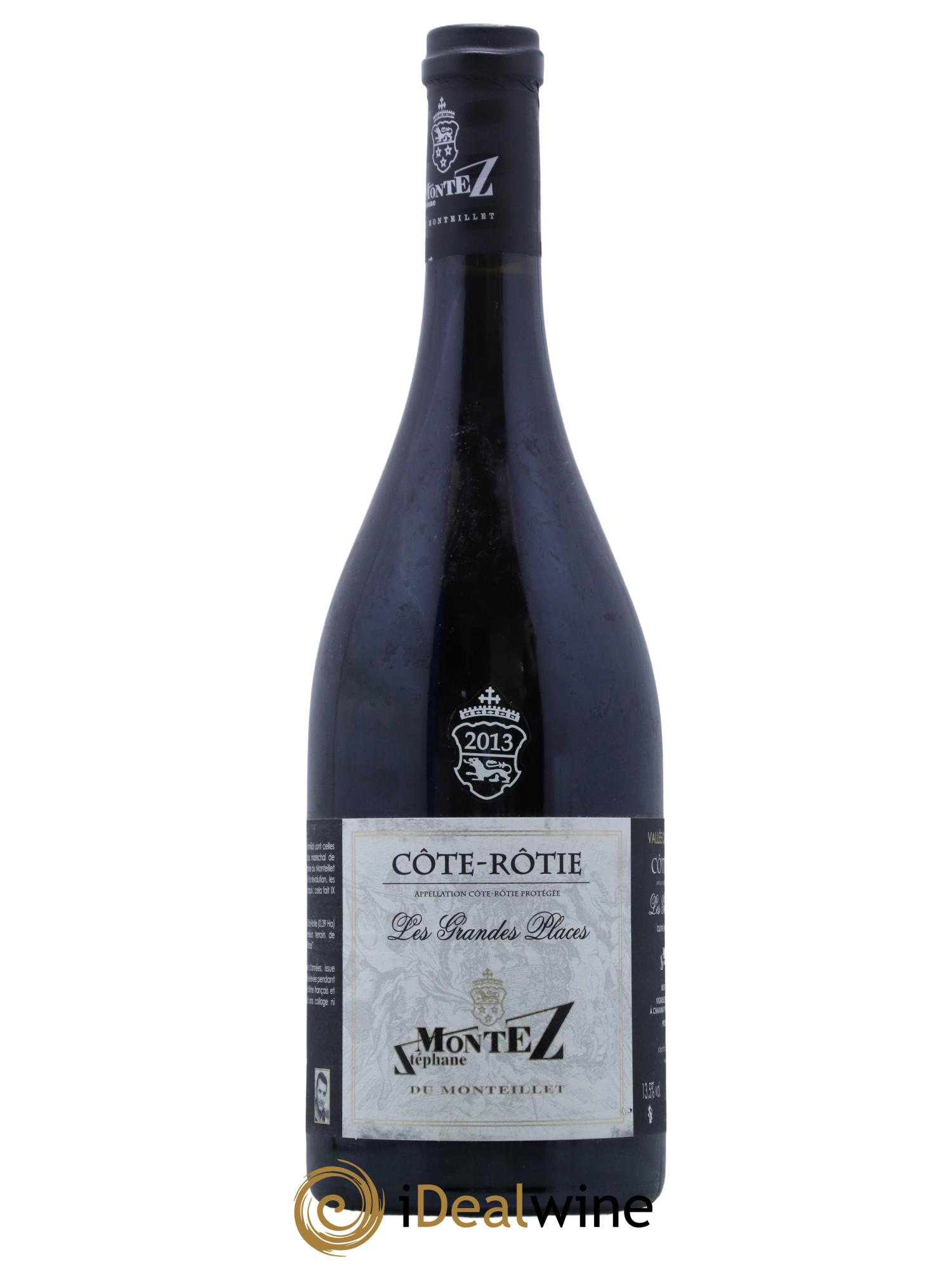 Côte-Rôtie Les Grandes Places Monteillet (Domaine du) - Stéphane Montez 2013 - Posten von 1 Flasche - 0