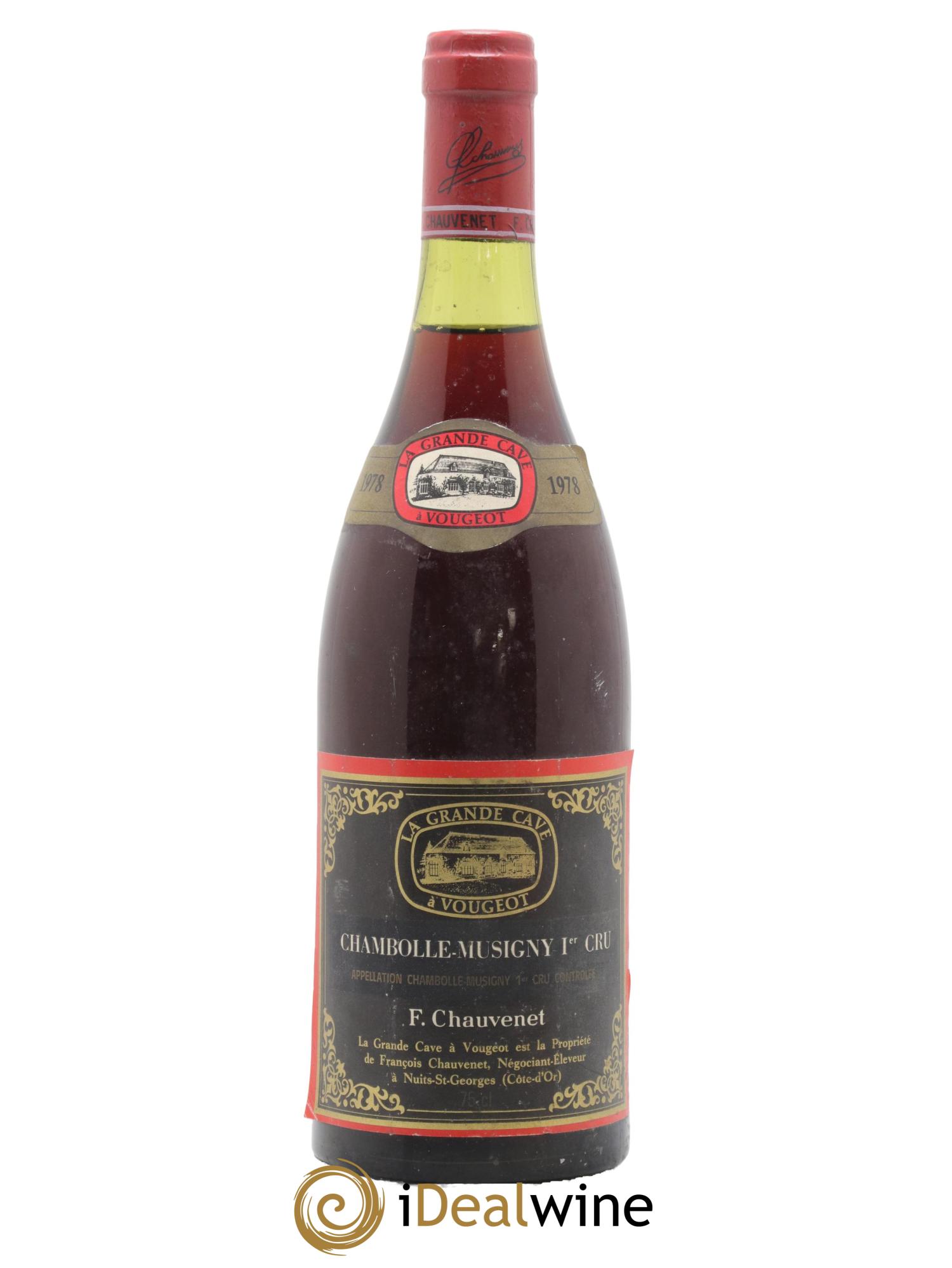 Chambolle-Musigny 1er Cru Chauvenet 1978 - Lot de 1 bouteille - 0
