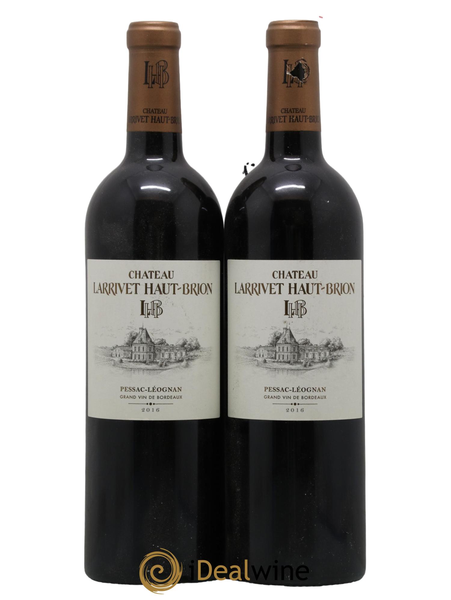 Château Larrivet Haut-Brion 2016 - Lot de 2 bouteilles - 0