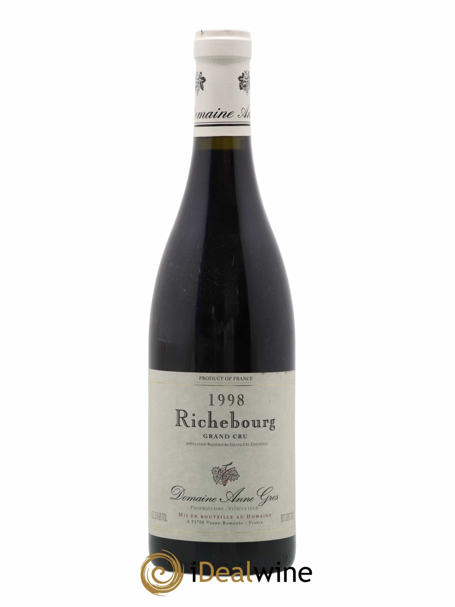 Richebourg Grand Cru Anne Gros 1998 - Lot de 1 bouteille - 0