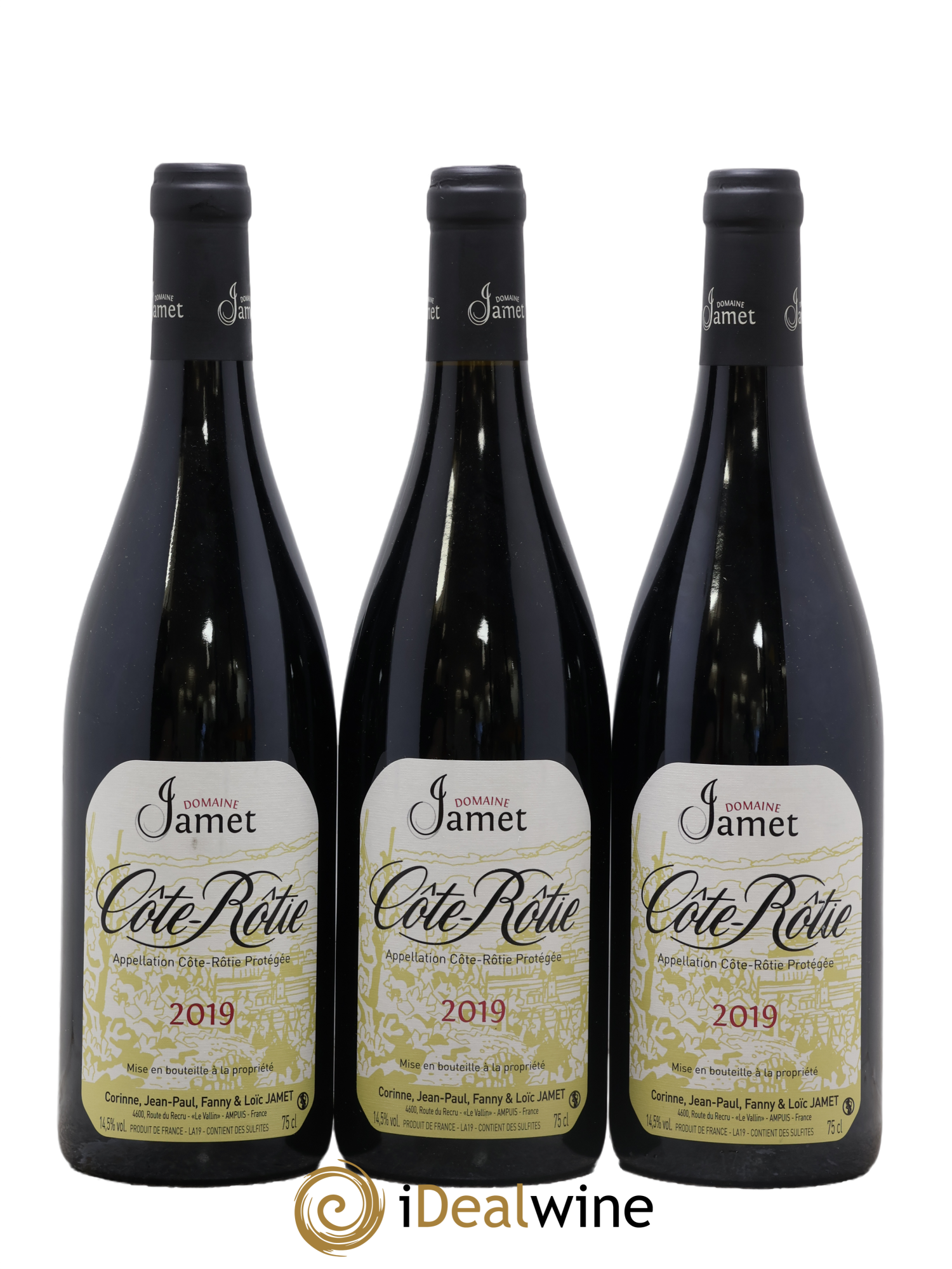 Côte-Rôtie Jamet (Domaine) 2019 - Lot de 3 bouteilles - 0