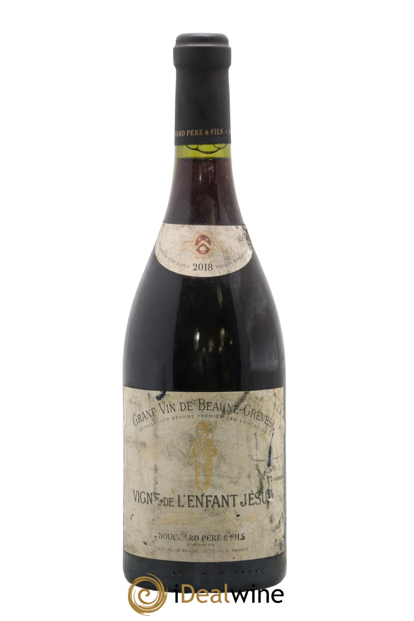 Beaune 1er Cru Grèves - Vigne de l'Enfant Jésus Bouchard Père & Fils 2018 - Lot de 1 bouteille - 0