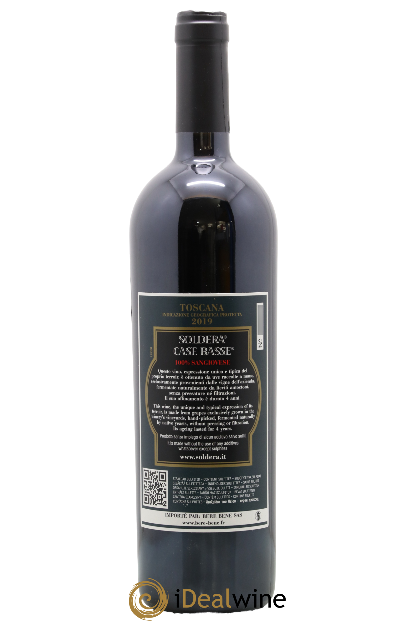 Toscana IGT Soldera Case Basse - Gianfranco Soldera 2019 - Lot de 1 bouteille - 1