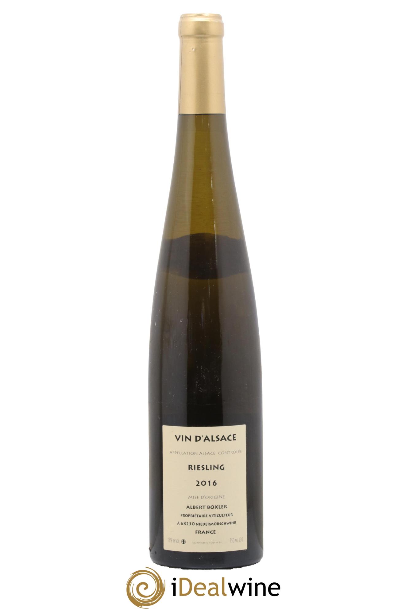 Alsace Riesling Albert Boxler 2016 - Lot de 1 bouteille - 1