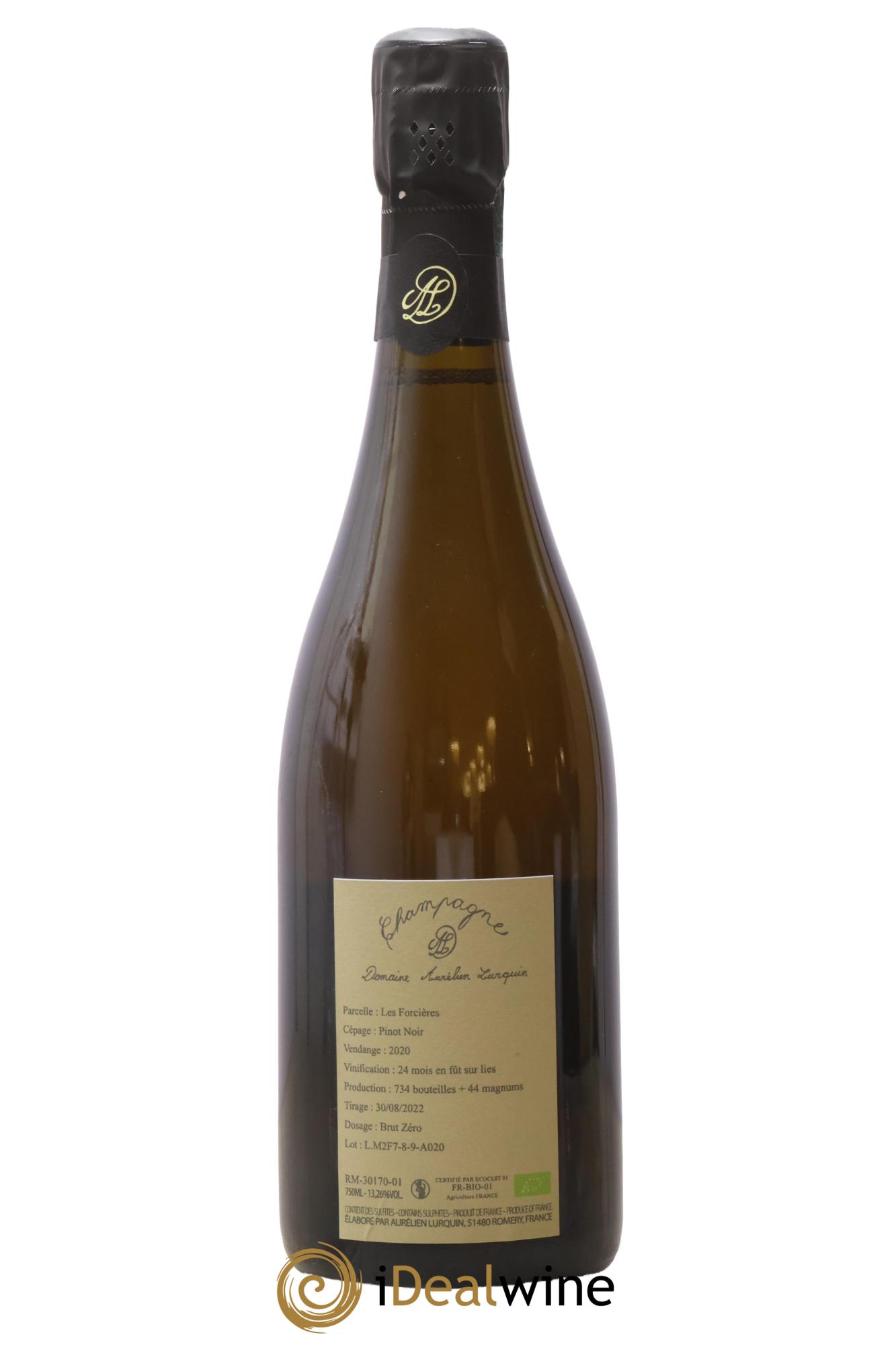 Pinot Noir Les Forcières Aurélien Lurquin 2020 - Lot de 1 bouteille - 1