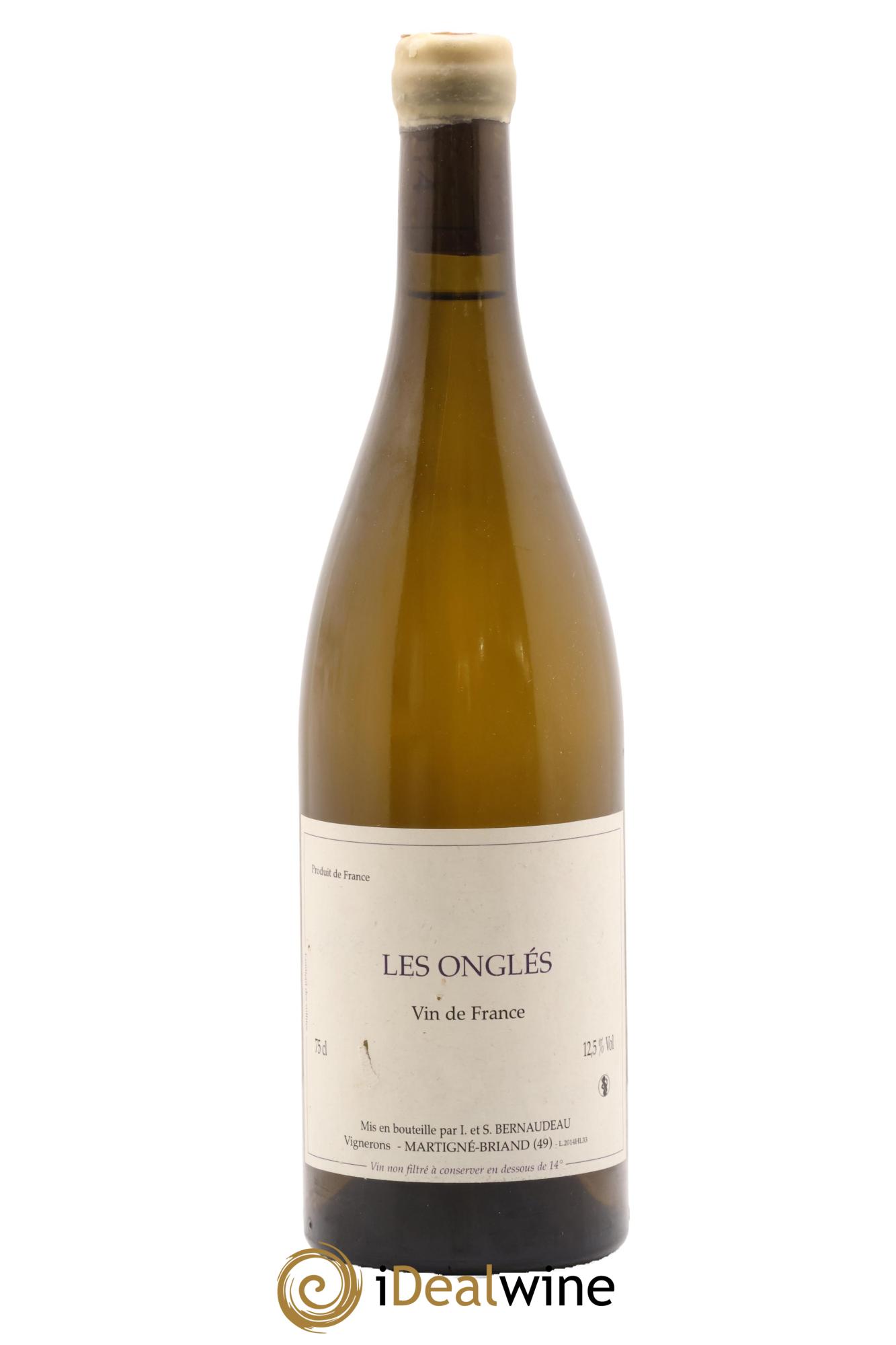 Vin de France Les Onglés Stéphane Bernaudeau 2014 - Lot de 1 bouteille - 0