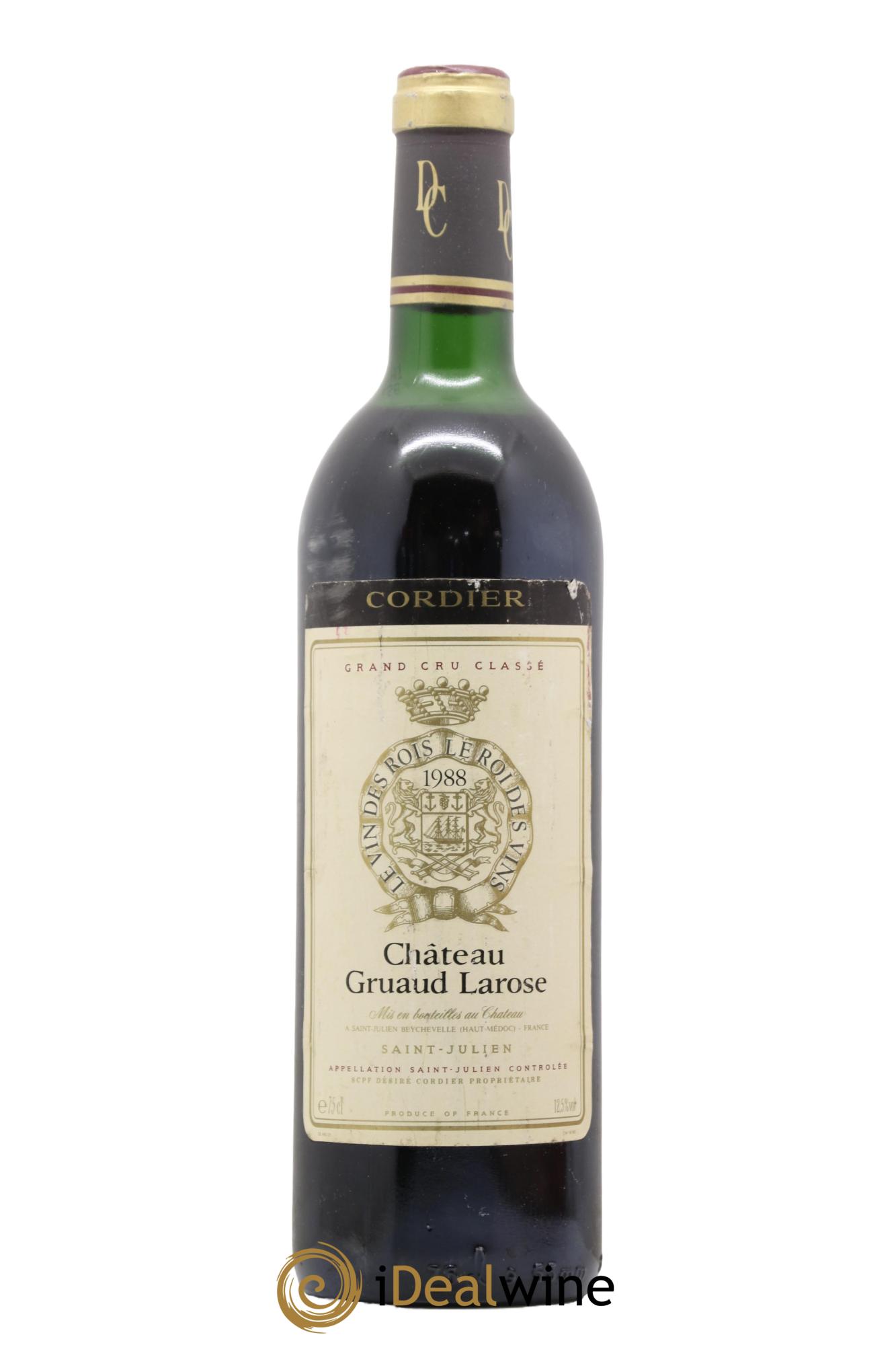 Château Gruaud Larose 2ème Grand Cru Classé 1988 - Lot de 1 bouteille - 0