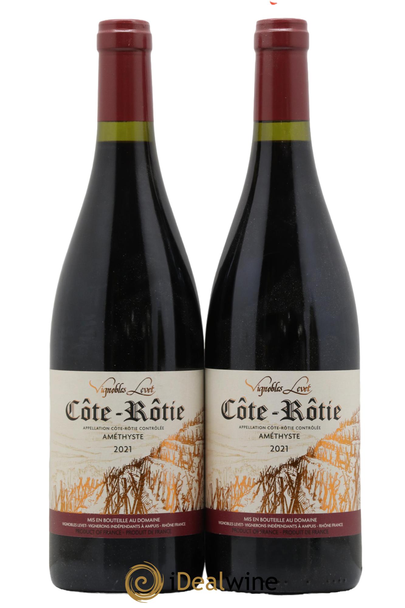 Côte-Rôtie Améthyste Vignobles Levet 2021 - Lot de 2 bouteilles - 0
