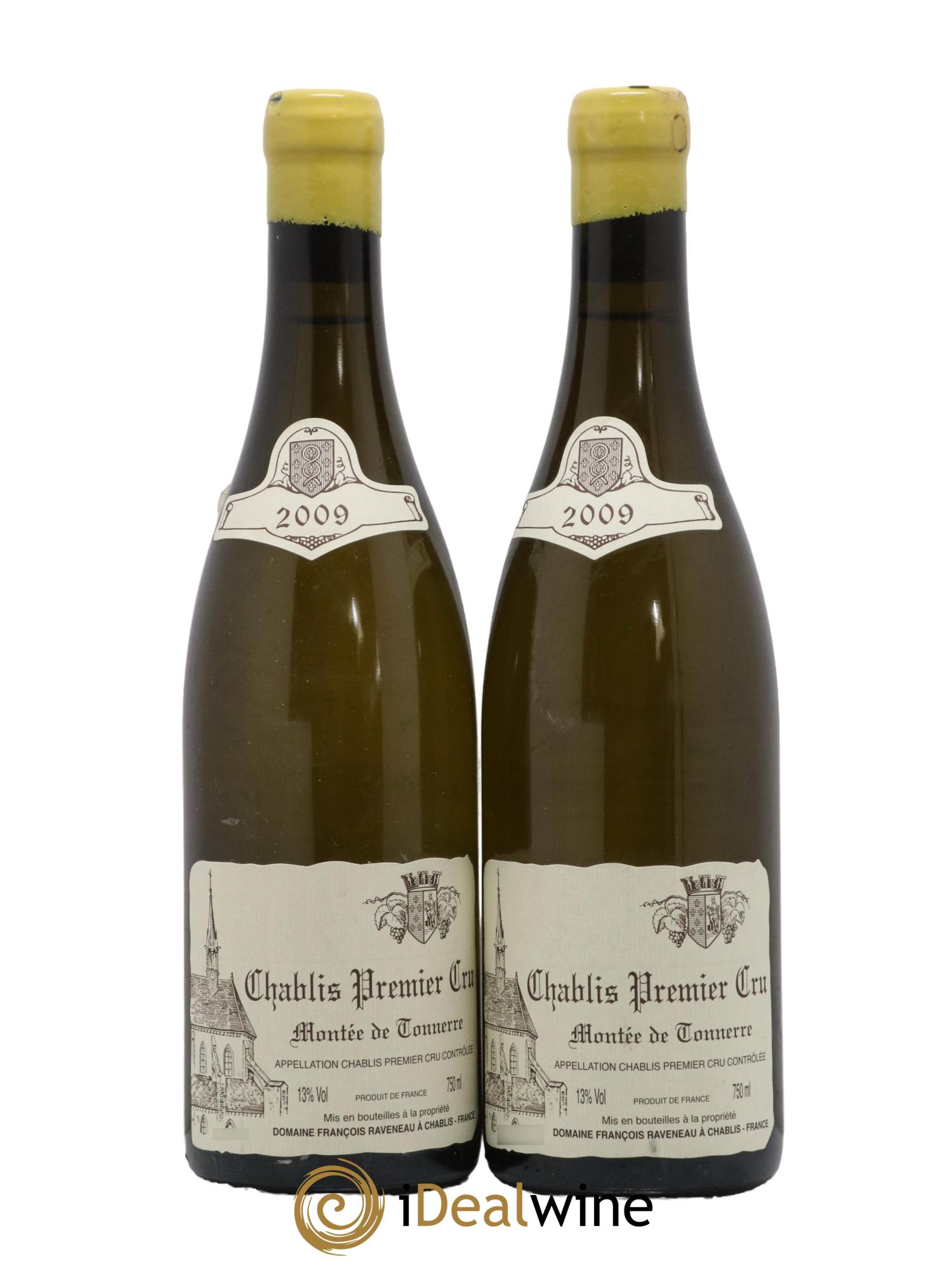 Chablis 1er Cru Montée de Tonnerre Raveneau (Domaine) 2009 - Lot de 2 bouteilles - 0