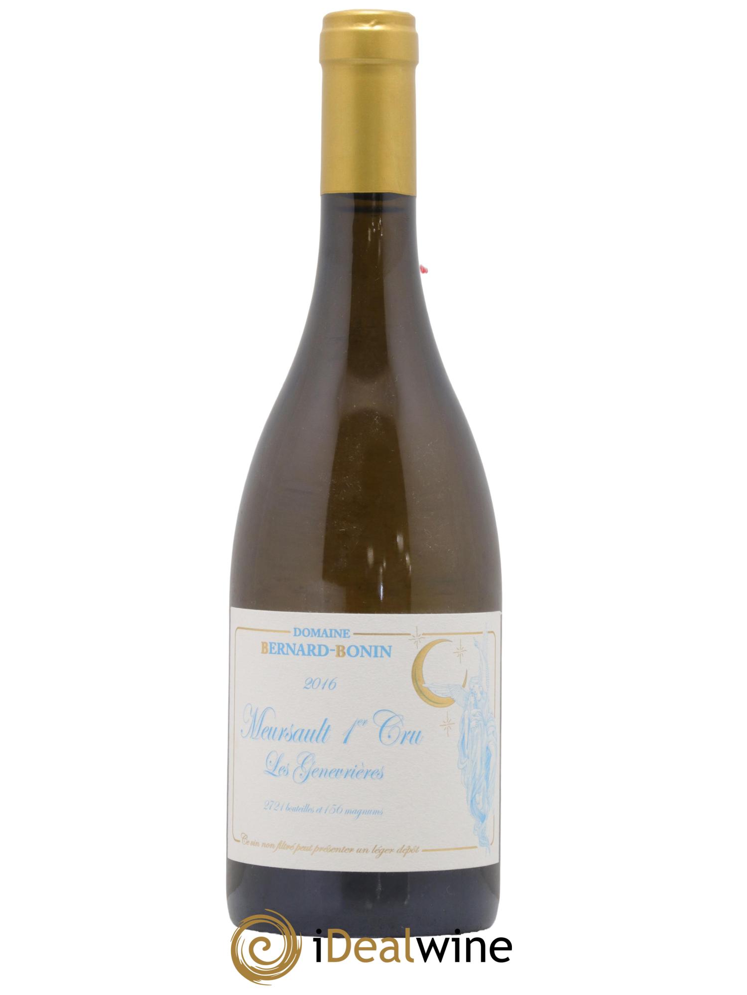 Meursault 1er Cru Les Genevrières Bernard Bonin 2016 - Lot de 1 bouteille - 0