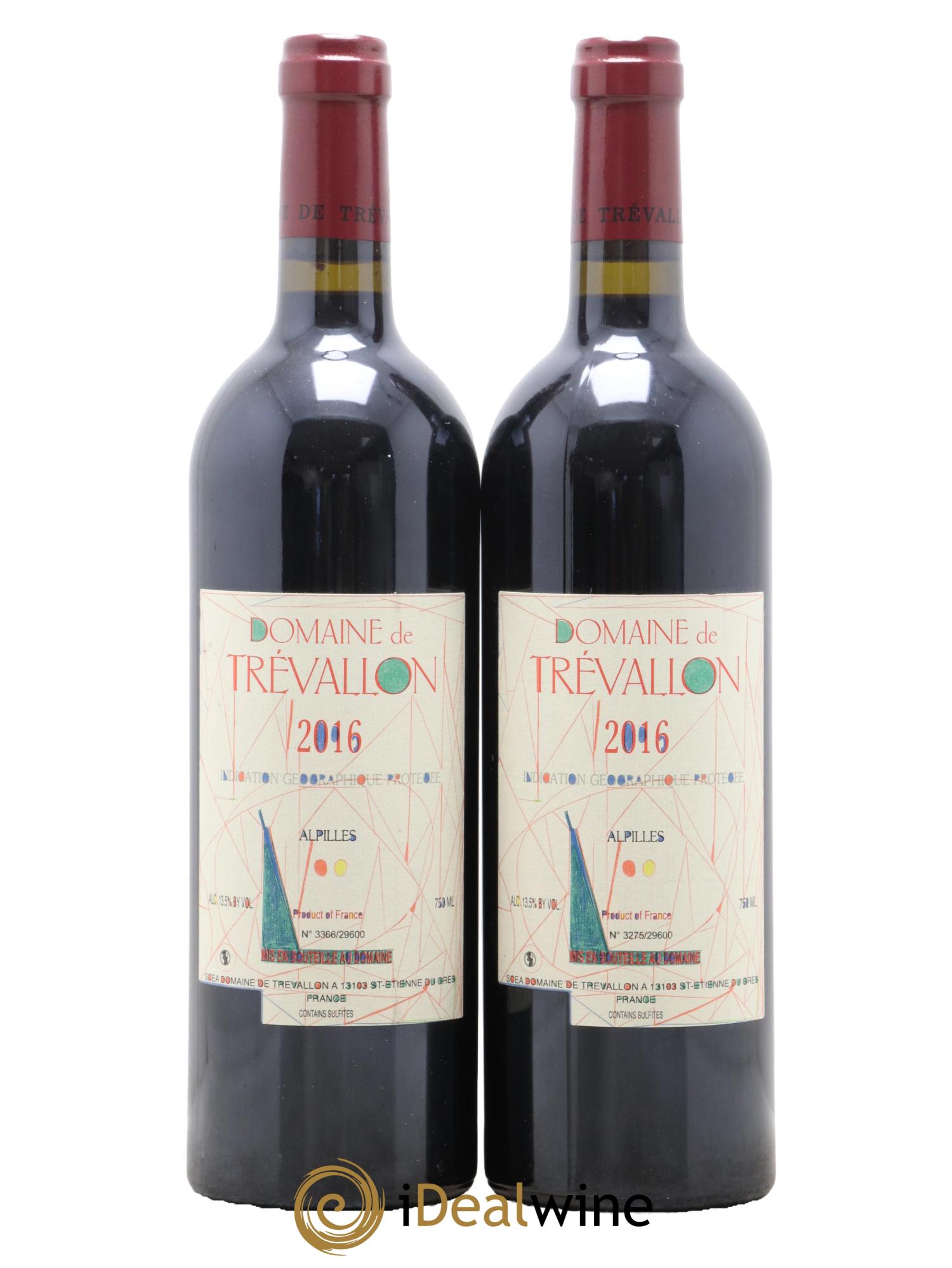 Alpilles Trévallon (Domaine de) Eloi Dürrbach 2016 - Lot de 2 bouteilles - 0