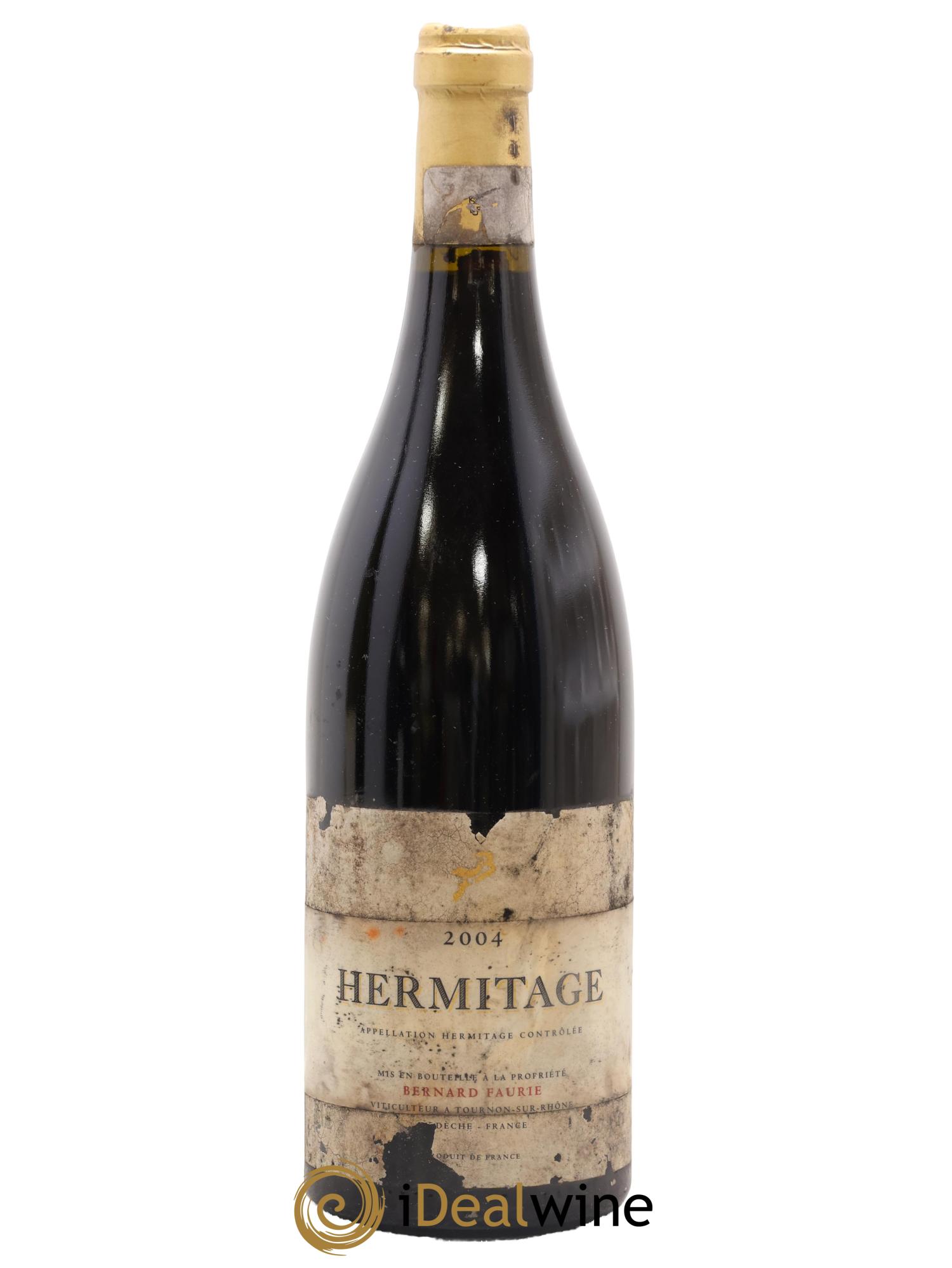 Hermitage Bessards Méal (capsule dorée) Bernard Faurie 2004 - Lot de 1 bouteille - 0