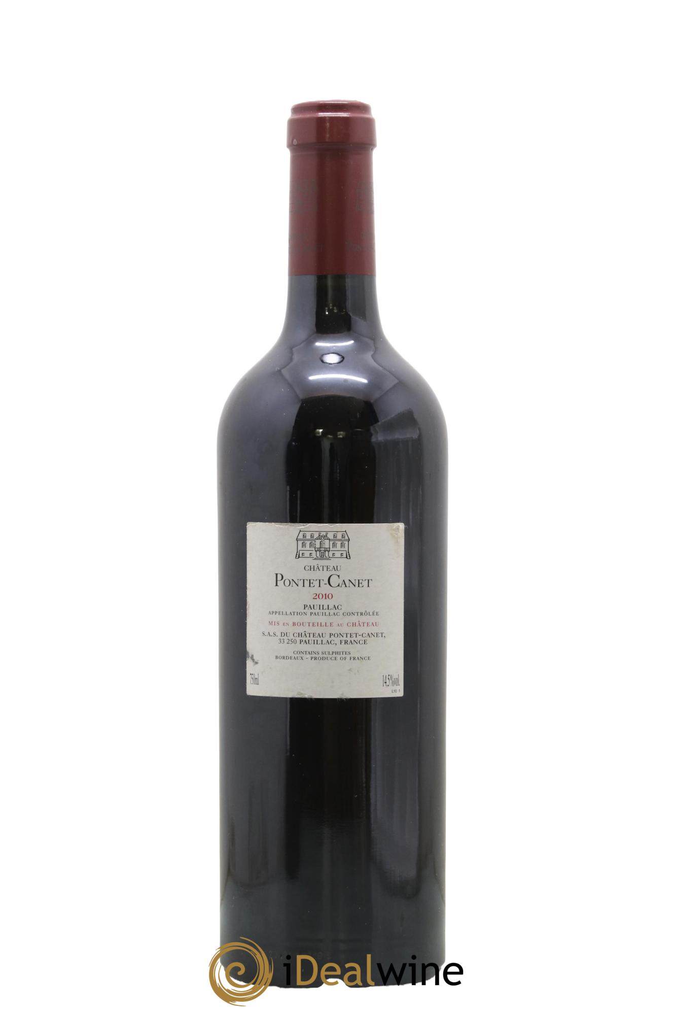 Château Pontet Canet 5ème Grand Cru Classé 2010 - Lot of 1 bottle - 1