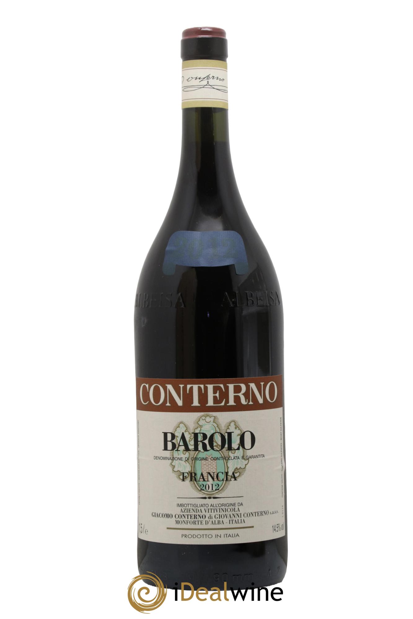 Barolo DOCG Vigna Francia Giacomo Conterno 2012 - Lot de 1 magnum - 1
