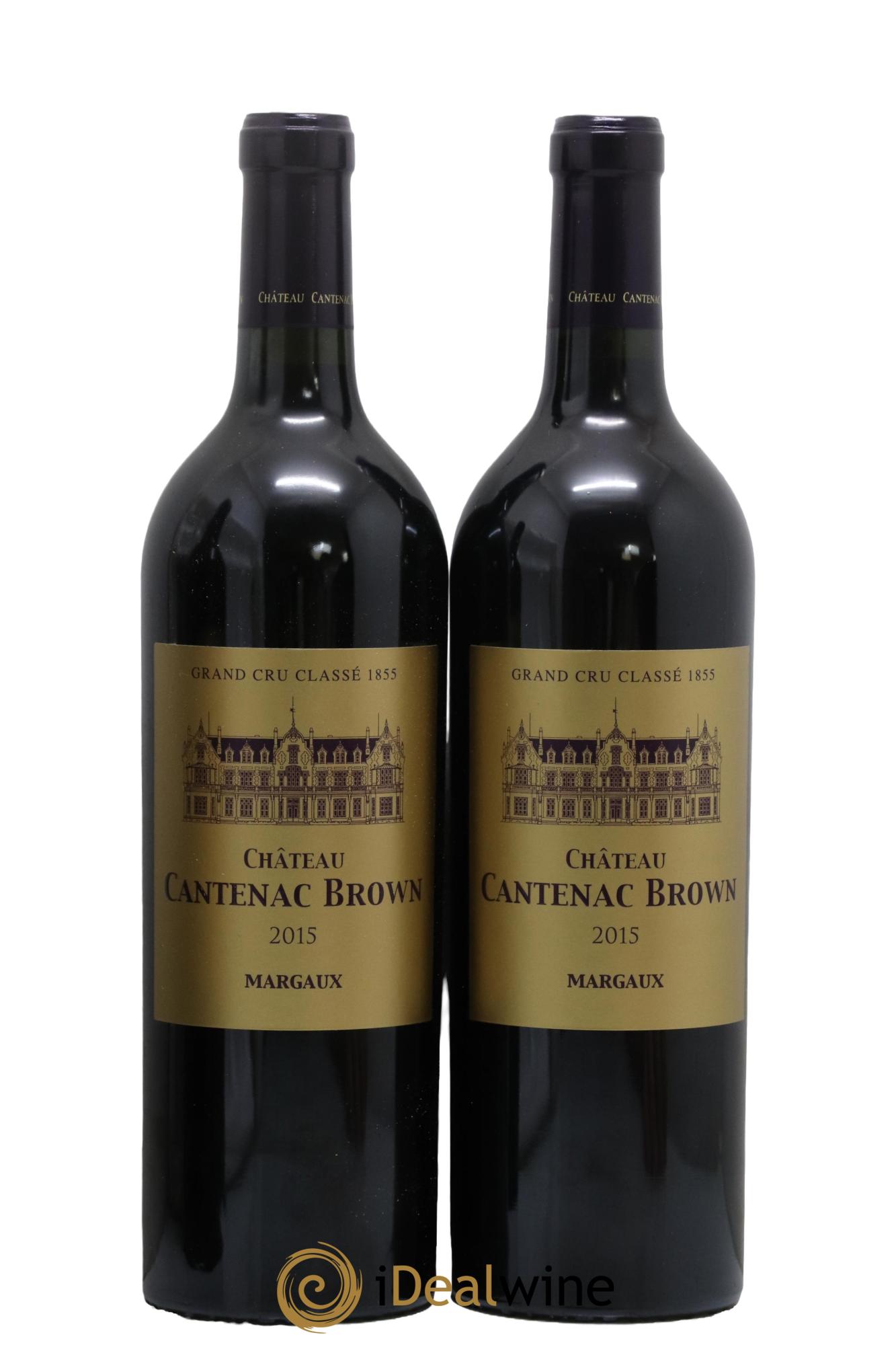Château Cantenac Brown 3ème Grand Cru Classé 2015 - Lotto di 2 bottiglie - 0