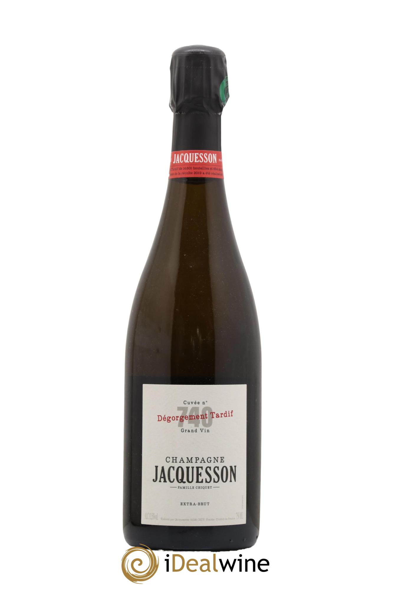 Cuvée 740 Dégorgement Tardif Extra-Brut Jacquesson - Lot de 1 bouteille - 0