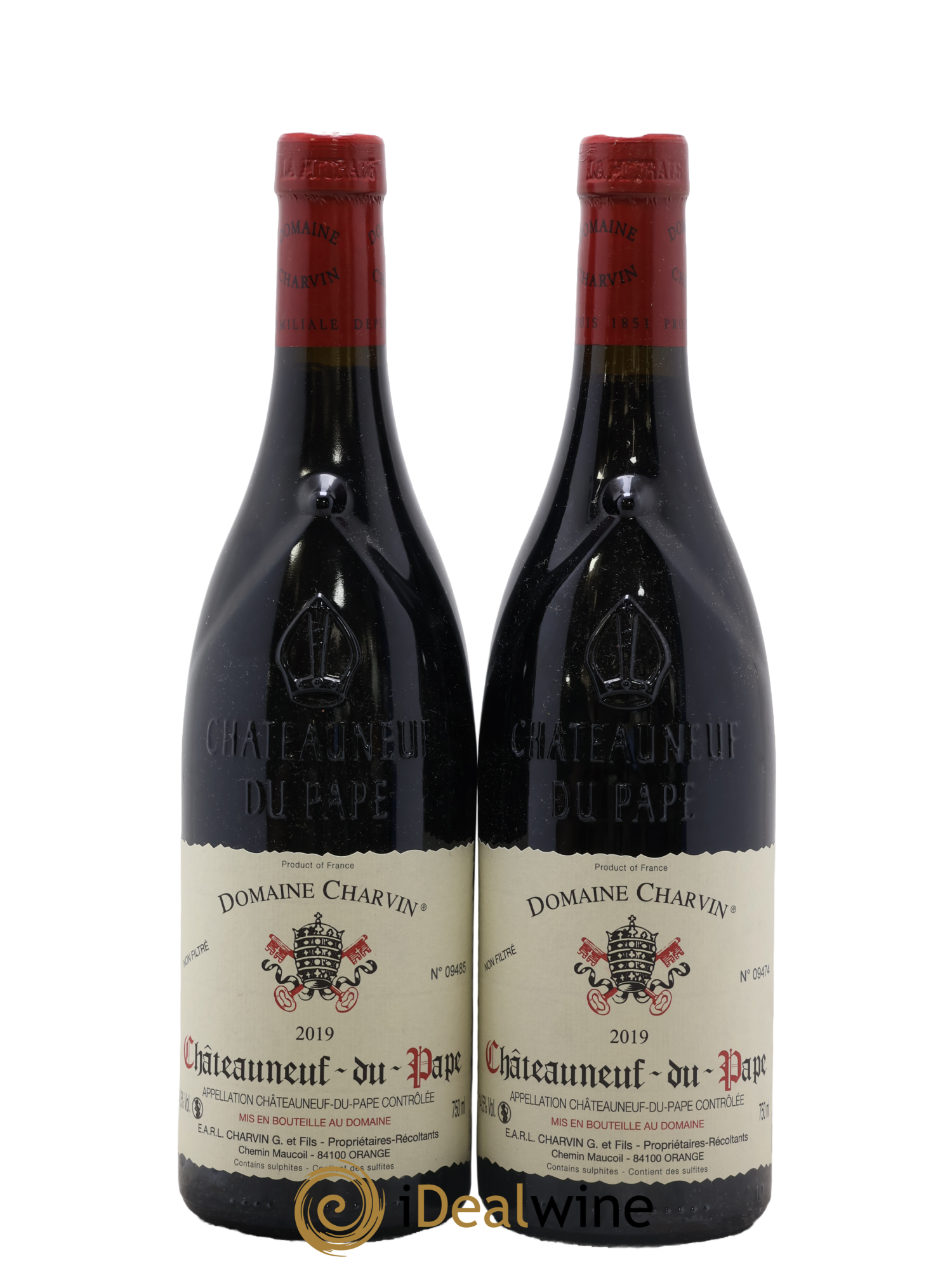Châteauneuf-du-Pape Charvin (Domaine) 2019 - Lot de 2 bouteilles - 0