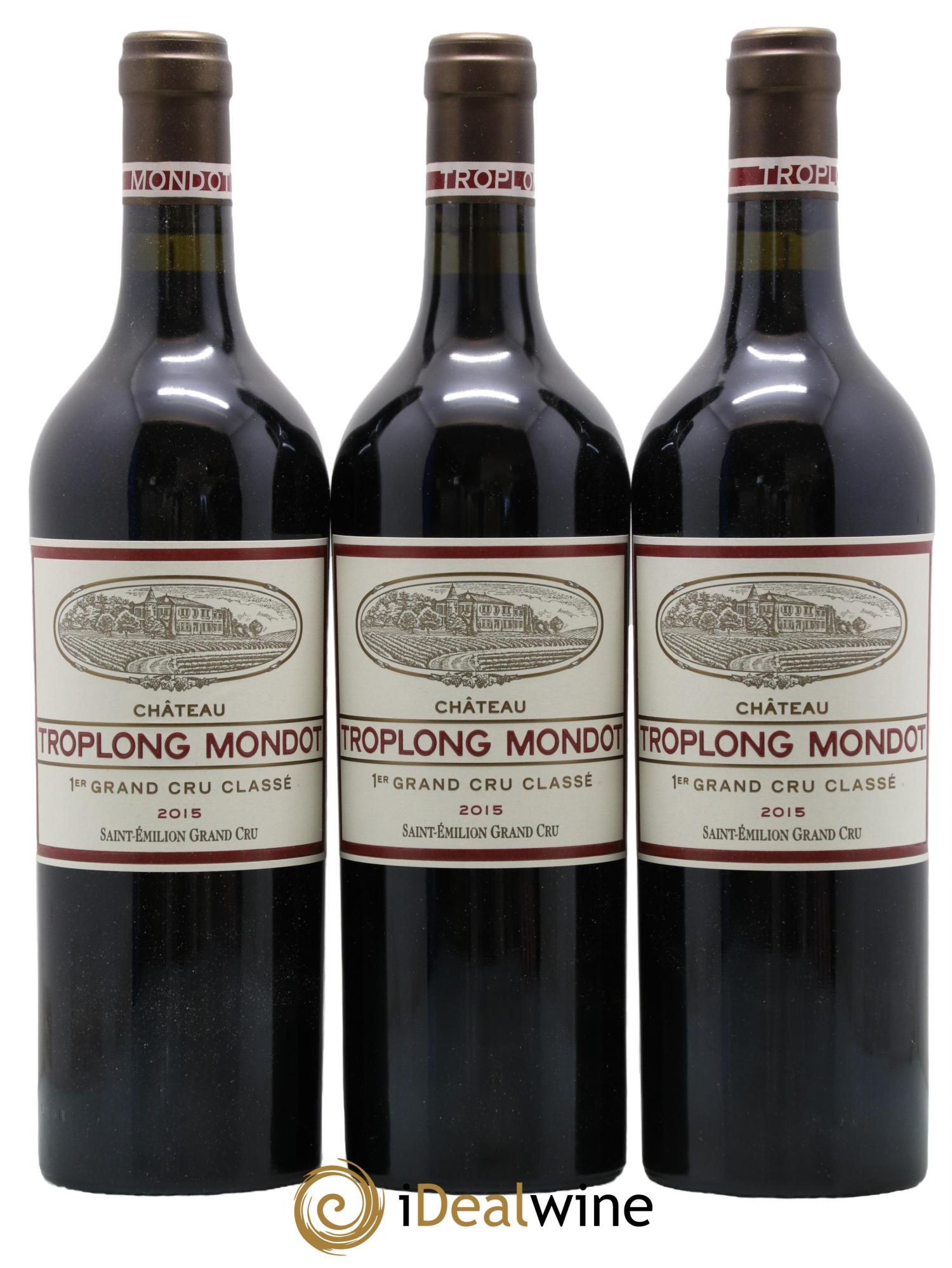 Château Troplong Mondot 1er Grand Cru Classé B 2015 - Lot de 6 bouteilles - 2