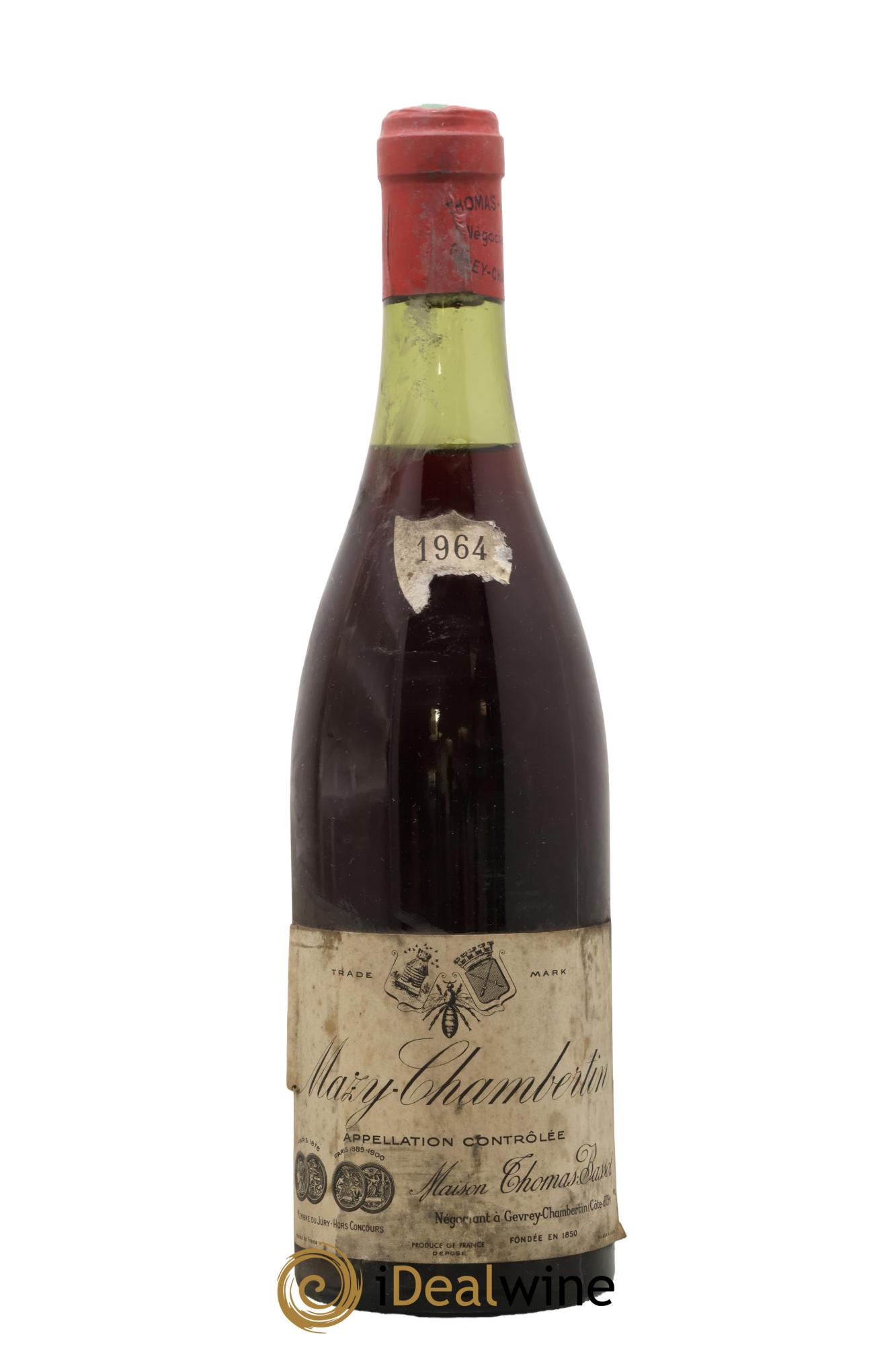 Mazis-Chambertin Grand Cru Maison Thomas Bassot 1964 - Lot of 1 bottle - 0