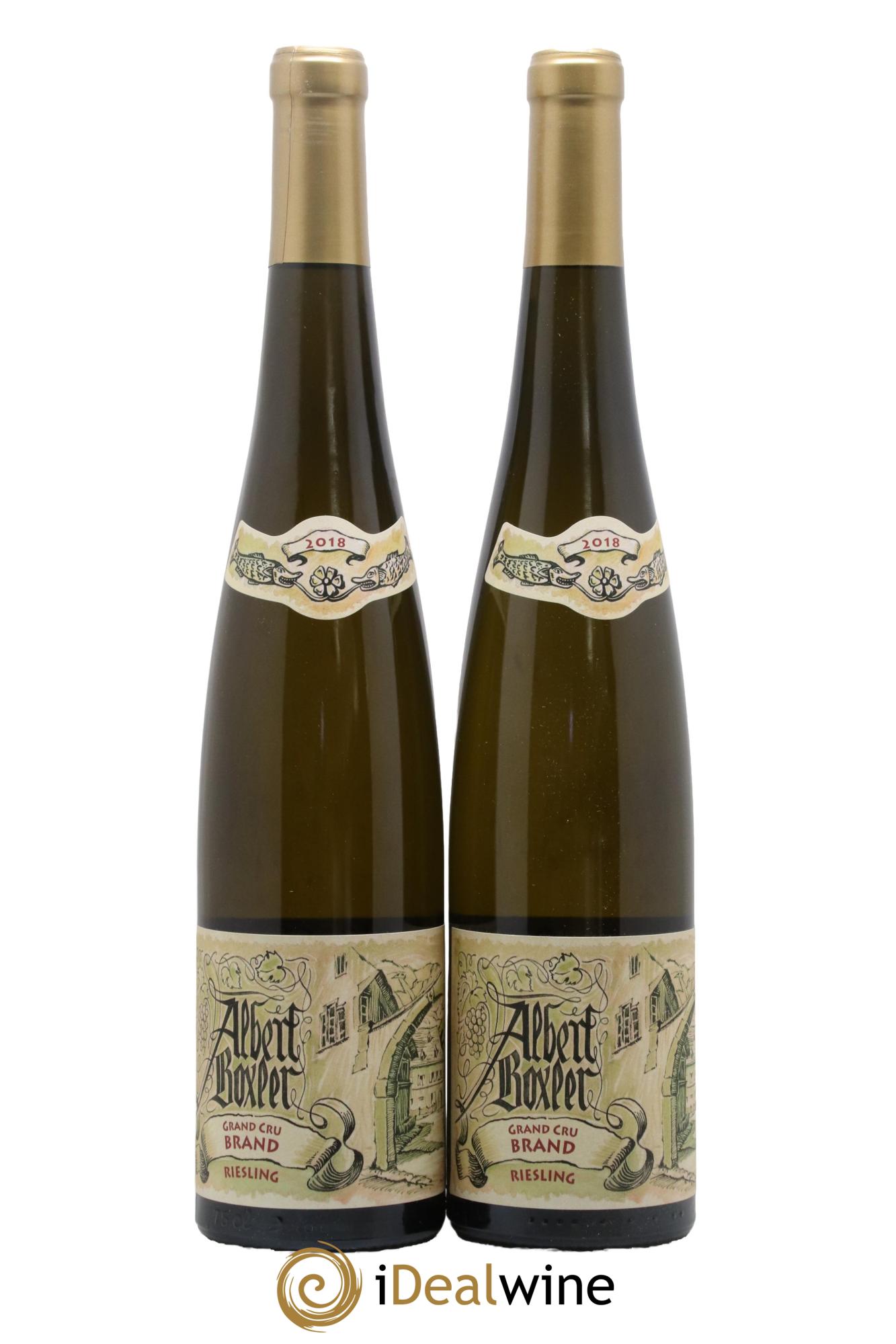 Alsace Riesling Grand Cru Brand Albert Boxler 2018 - Lot of 2 bottles - 0