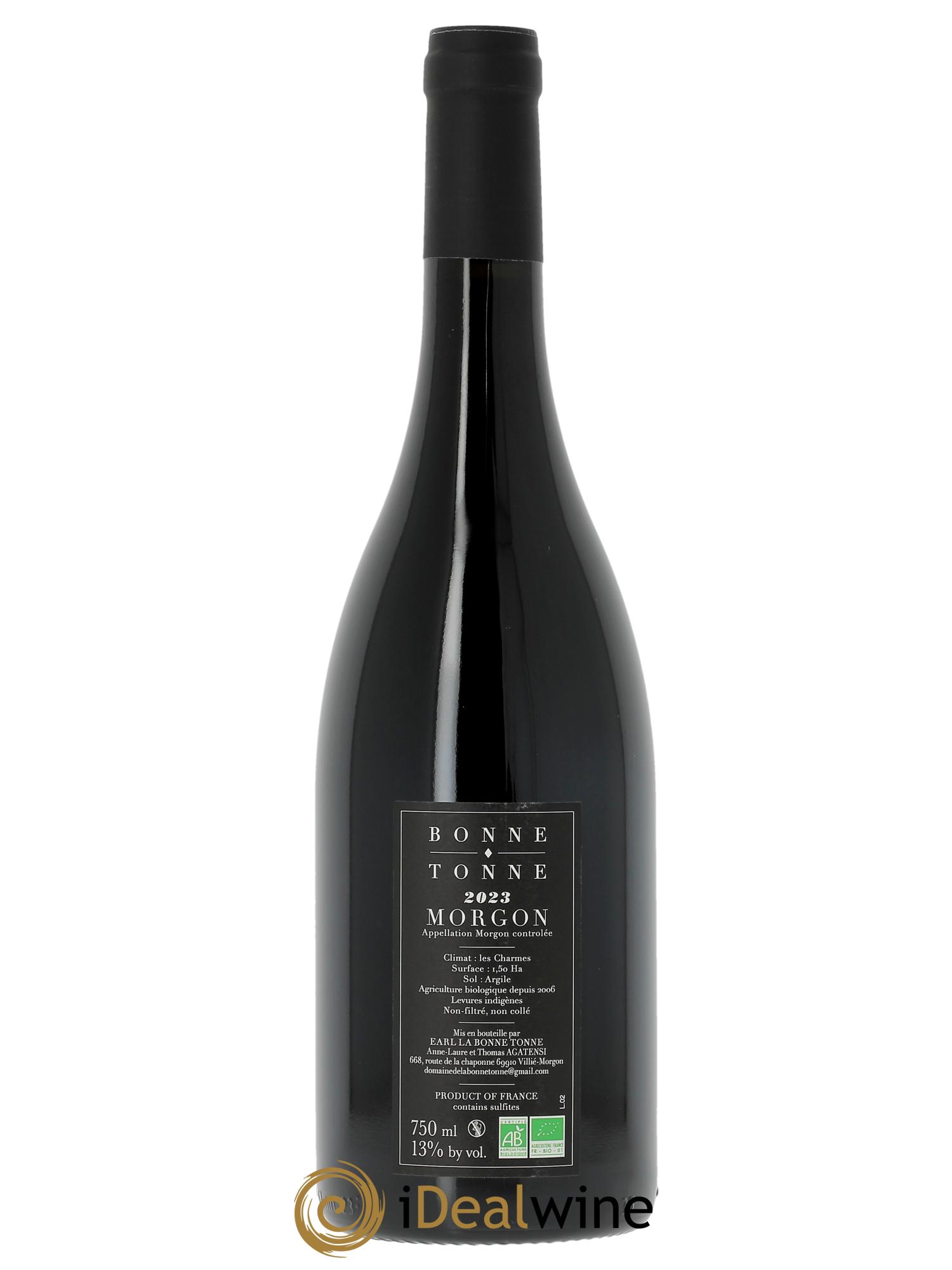 Morgon Charmes La Bonne Tonne  2023 - Lot of 1 bottle - 1