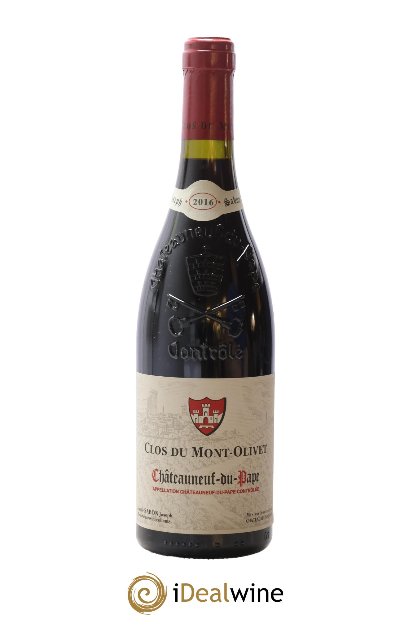 Châteauneuf-du-Pape Clos du Mont-Olivet 2016 - Lot of 1 bottle - 0