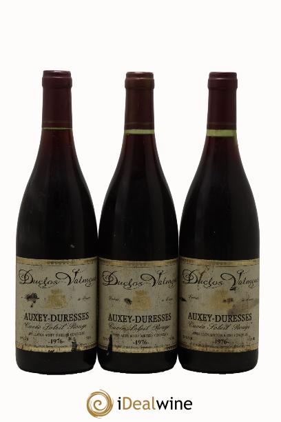 Auxey-Duresses Cuvée Soleil Rouge Duclos Valmont 1976 - Lotto di 3 bottiglie - 0