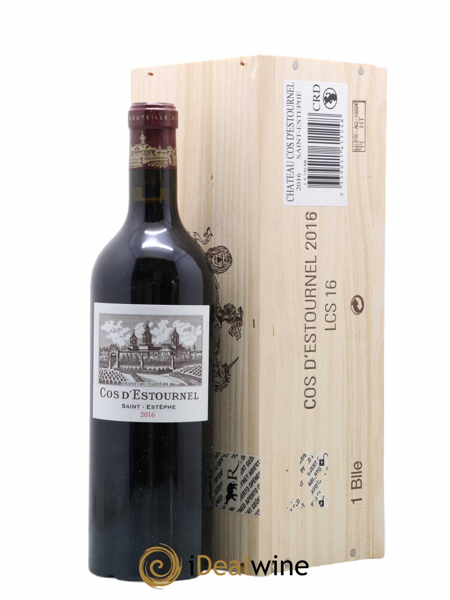 Cos d'Estournel 2ème Grand Cru Classé 2016 - Lot de 1 bouteille - 0