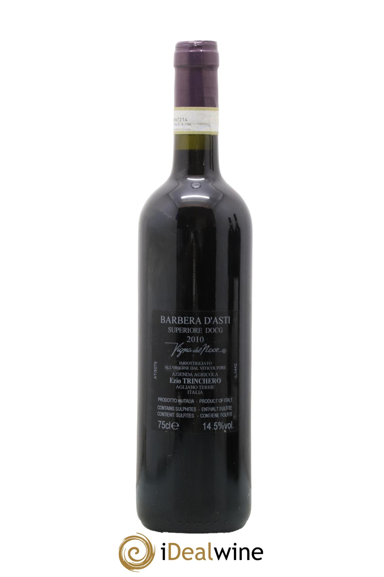 Piémont Barbera d'Asti Vigna del Noce Trinchero 2010 - Lotto di 1 bottiglia - 1