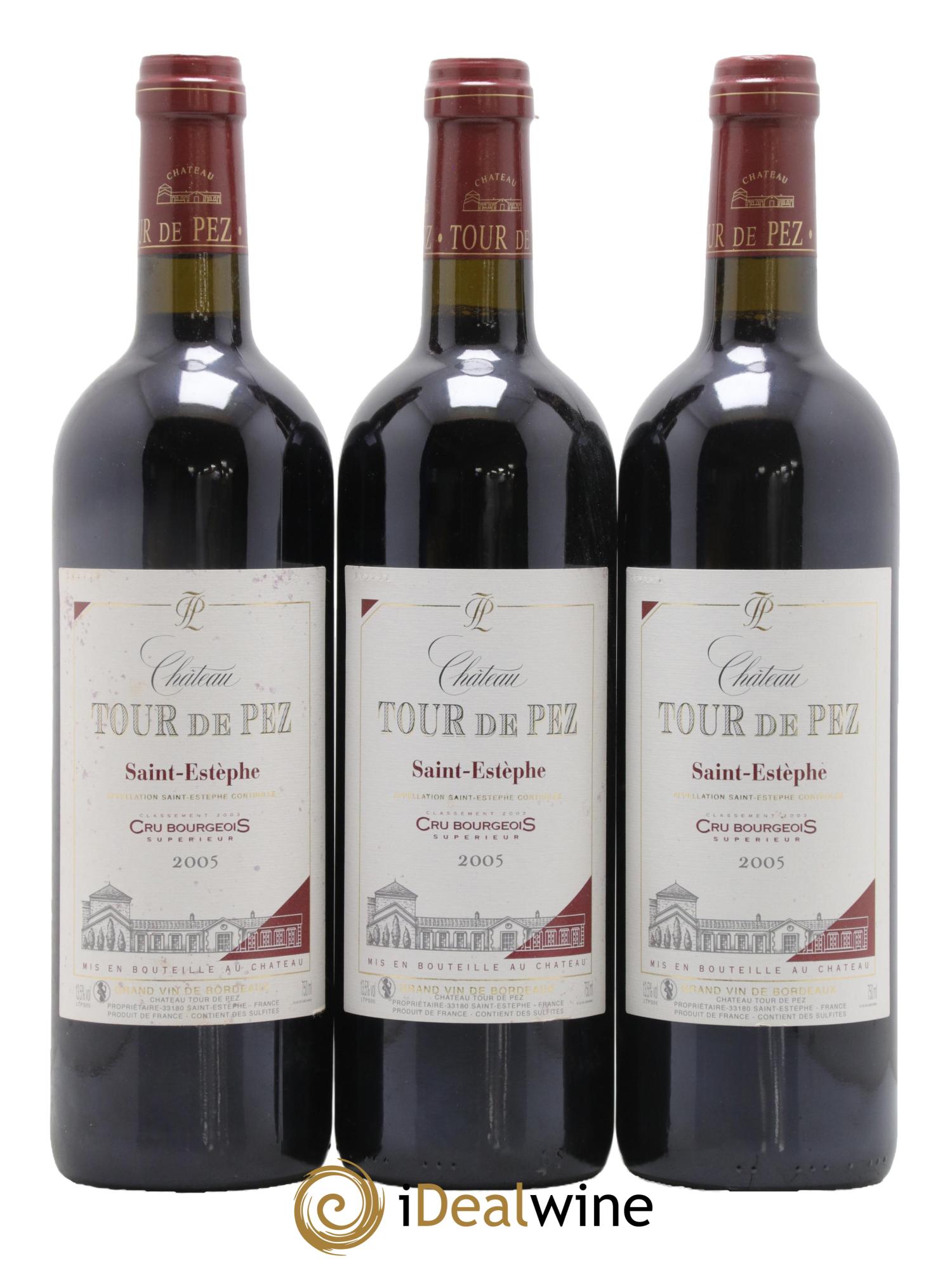 Château Tour de Pez Cru Bourgeois 2005 - Lot de 6 bouteilles - 2