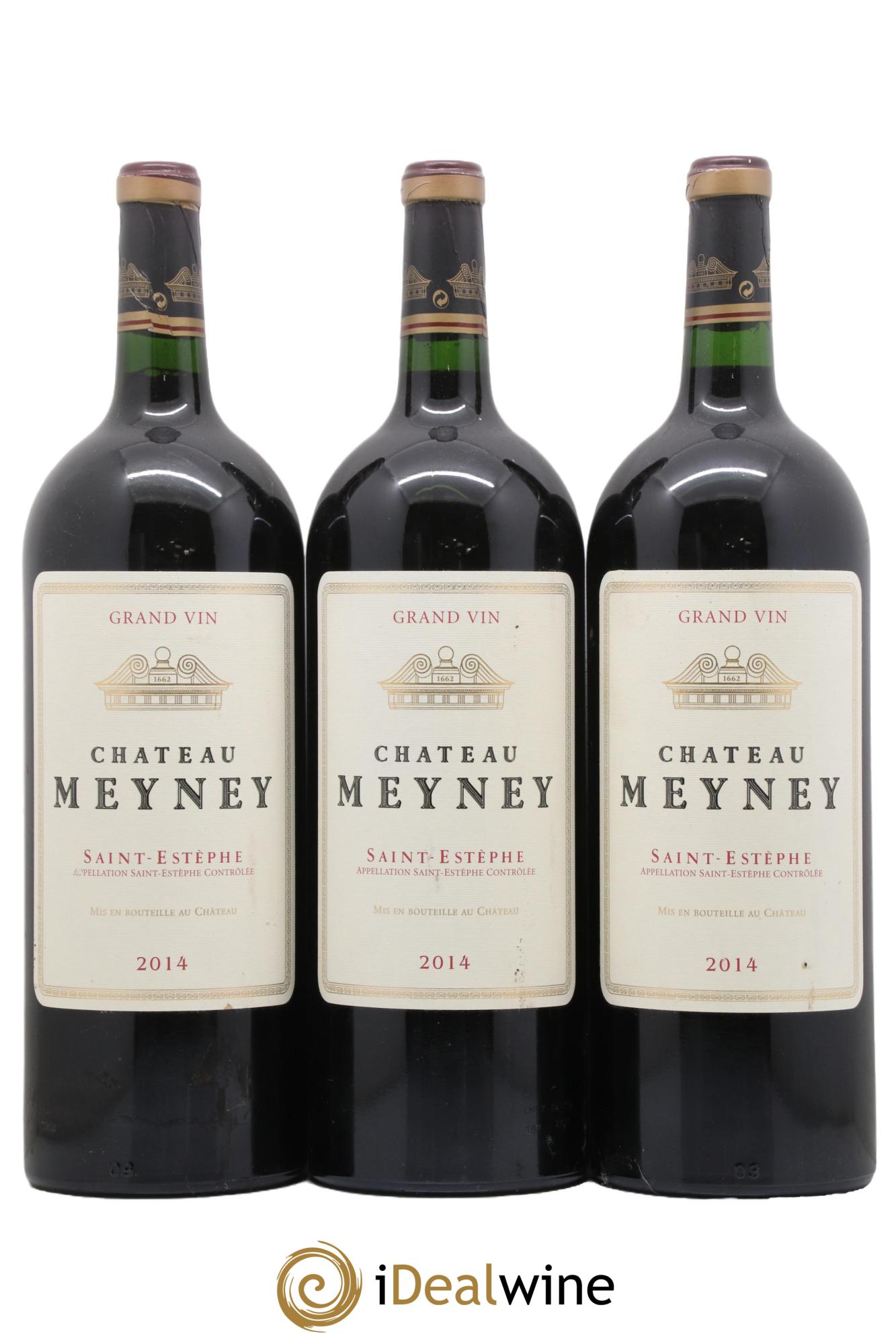 Château Meyney 2014 - Lotto di 3 magnum - 0