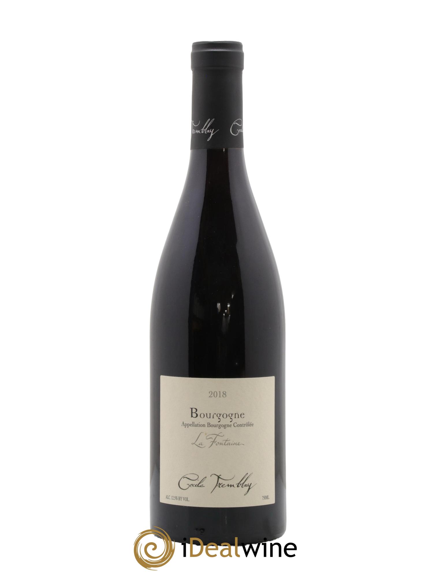 Bourgogne Fontaine Maison Tremblay 2018 - Lot de 1 bouteille - 0